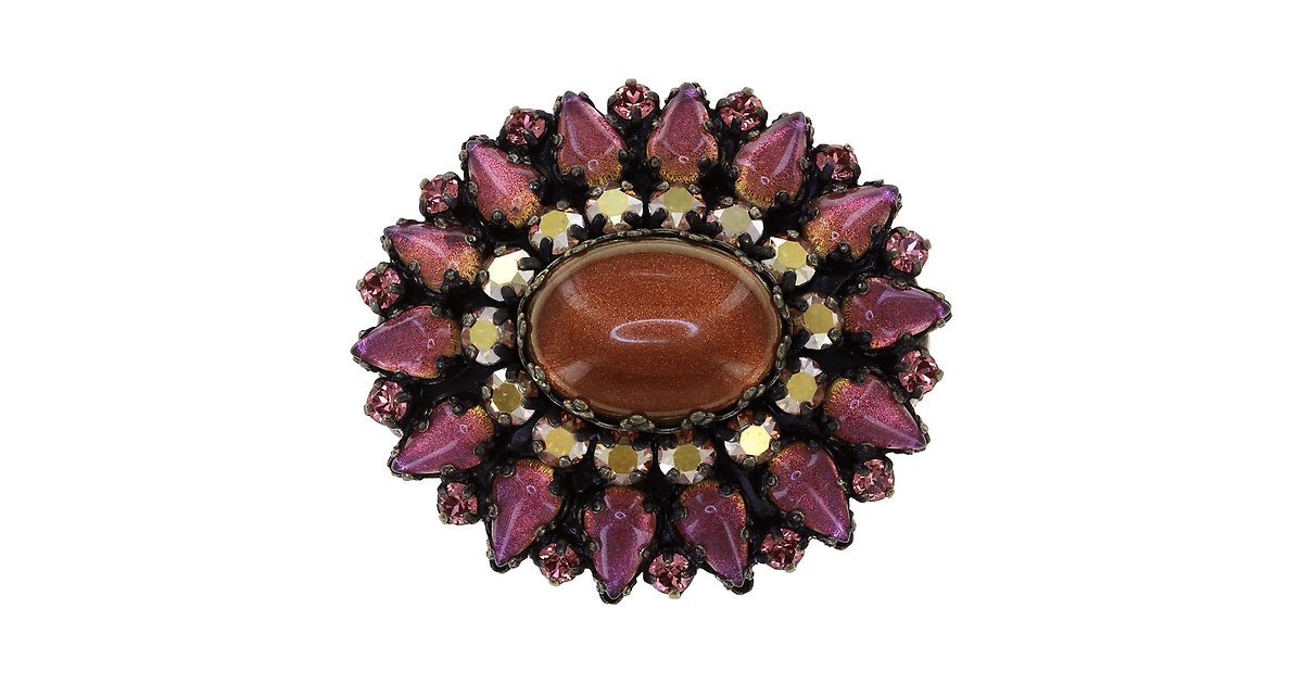 KONPLOTT / Brooch Mary Queen of Scots Toxic Shine Brown
