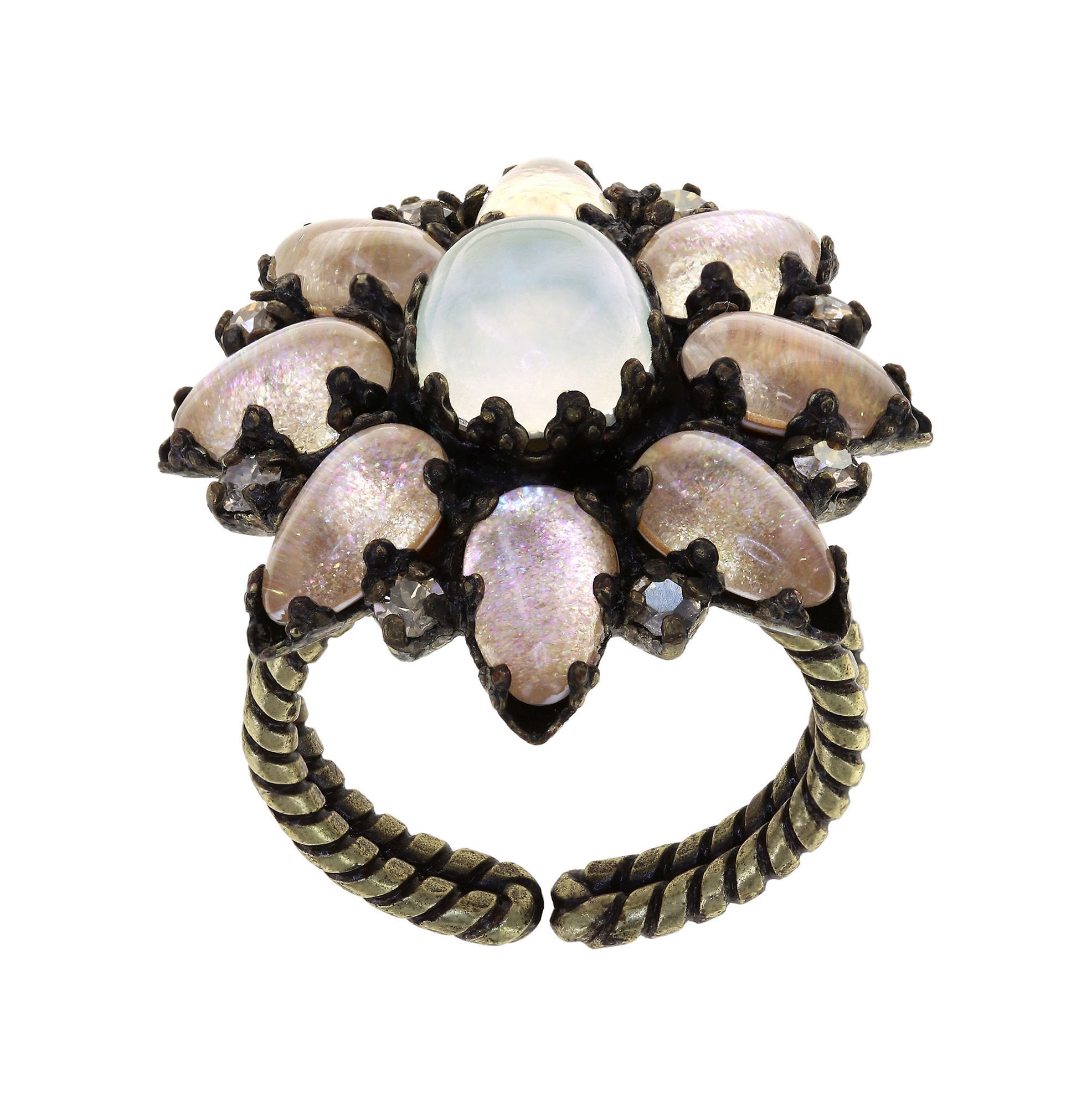 Bild für Ring Mary Queen of Scots Champagner Weiß / beige 