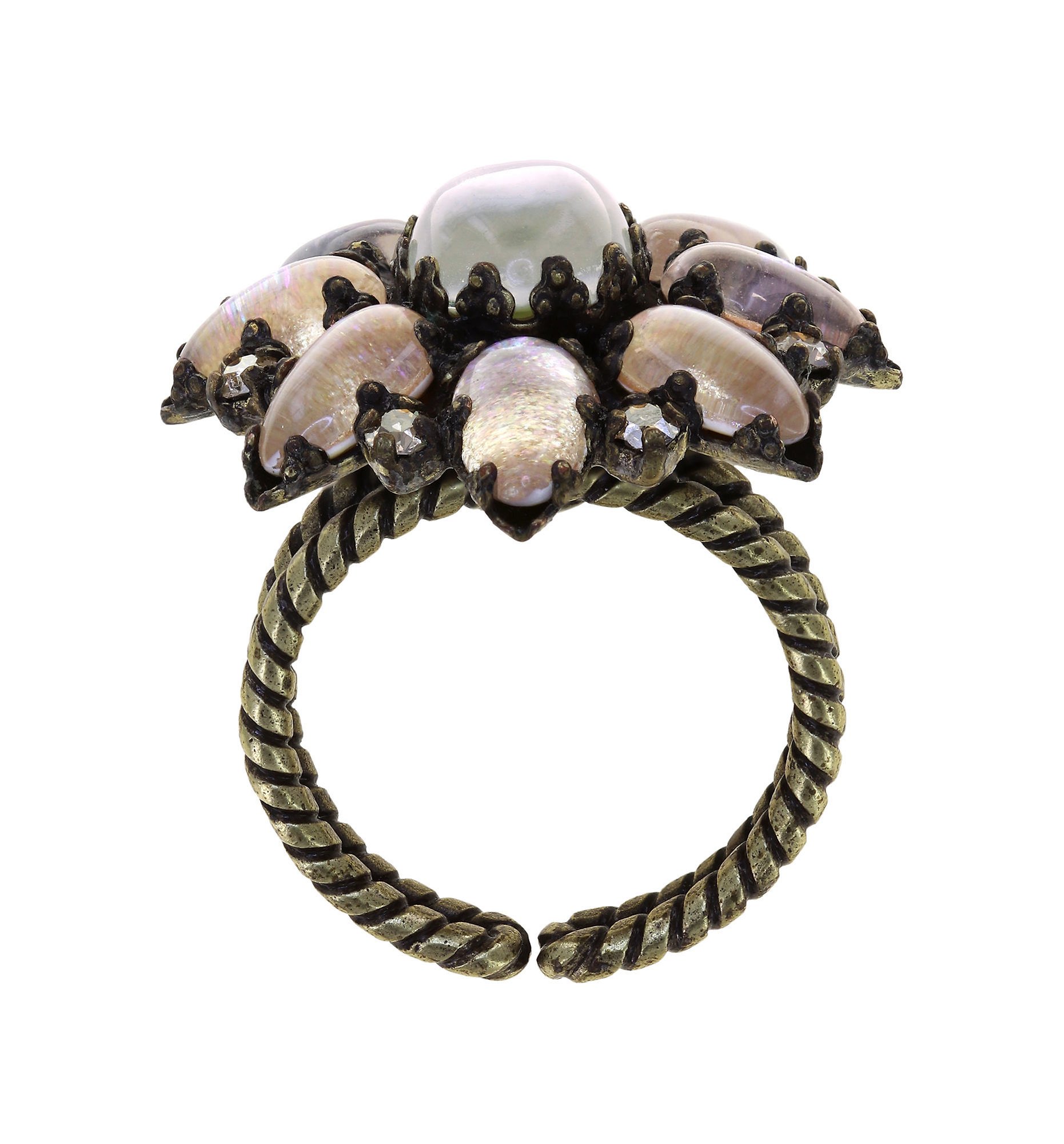 Bild für Ring Mary Queen of Scots Champagner Weiß / beige 