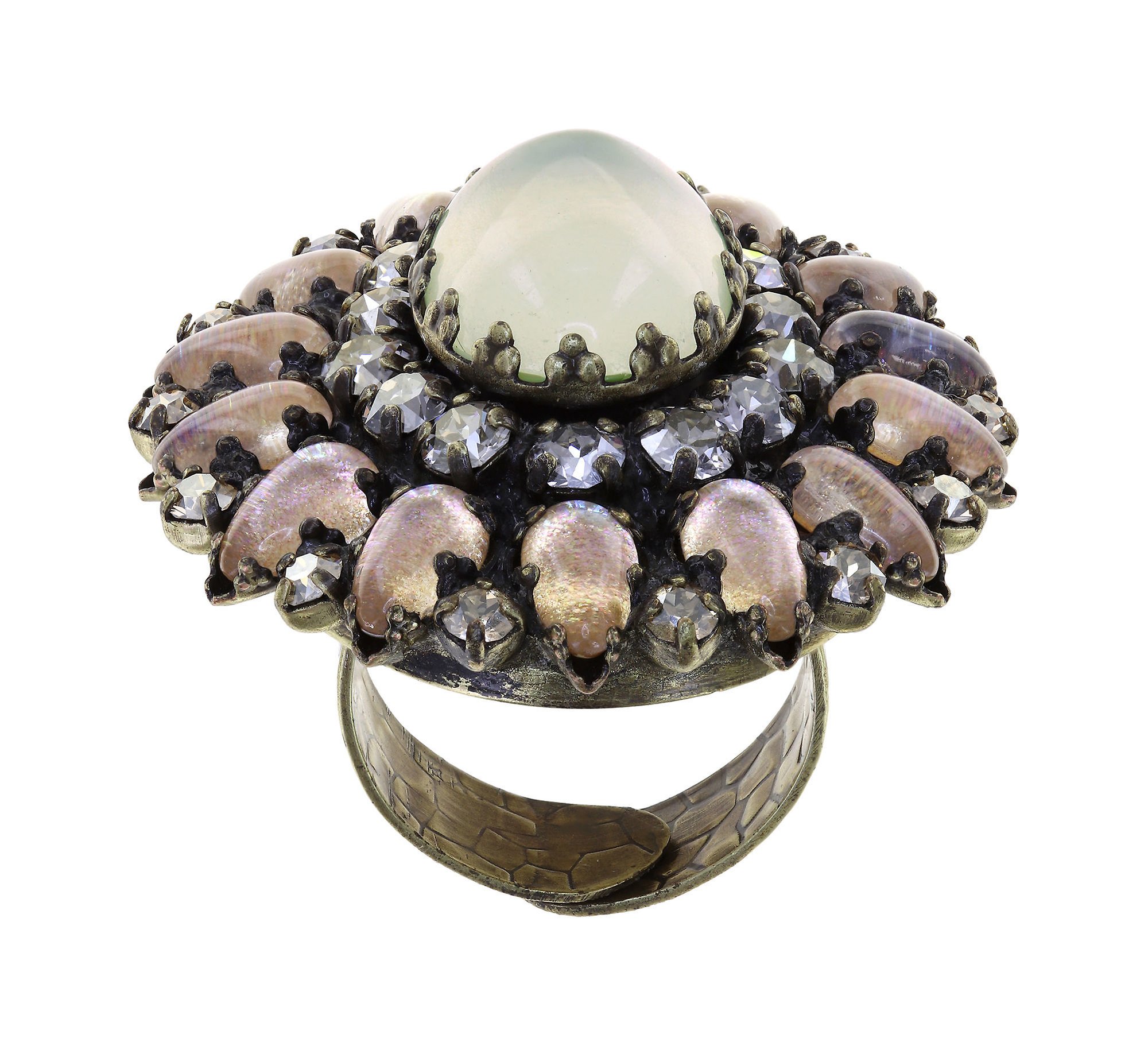 Bild für Ring Mary Queen of Scots Champagner Weiß / beige 