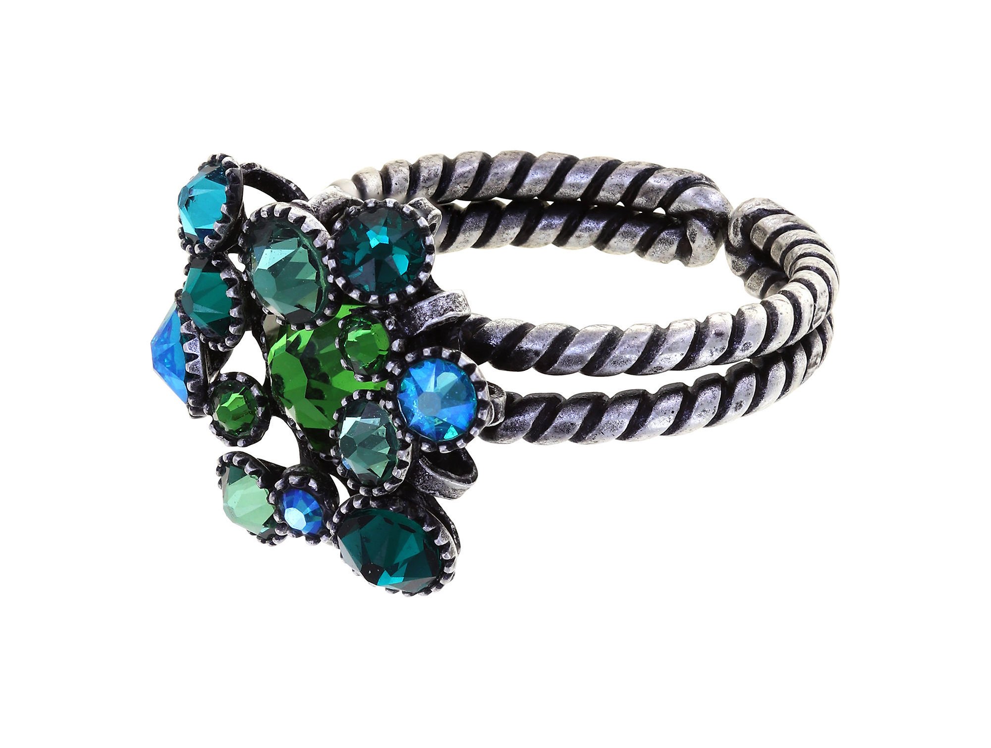 image for Ring Alien Caviar Emerald Greens Green 