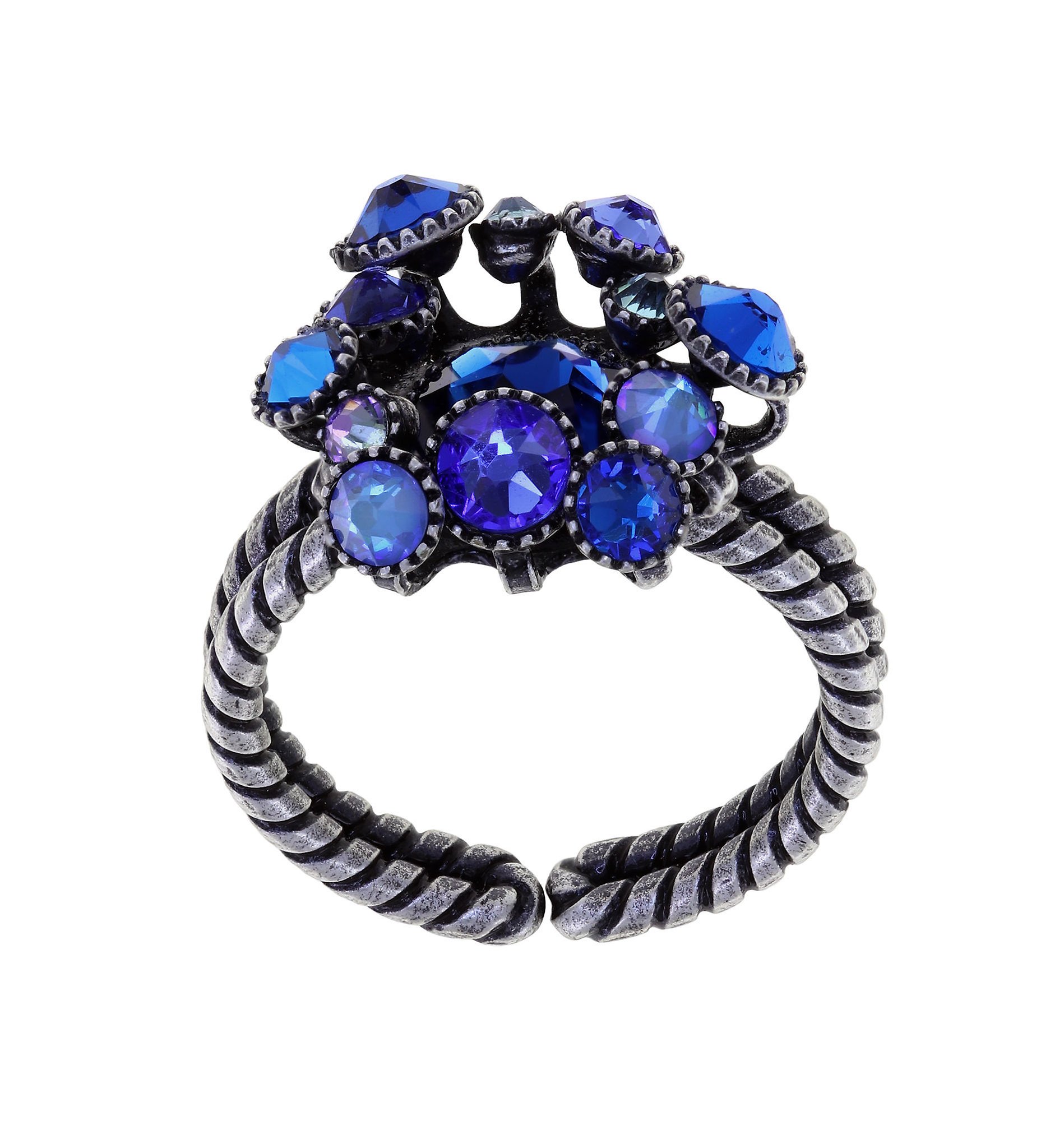 image pour Anneau Alien Caviar Eau Bleue Blue 