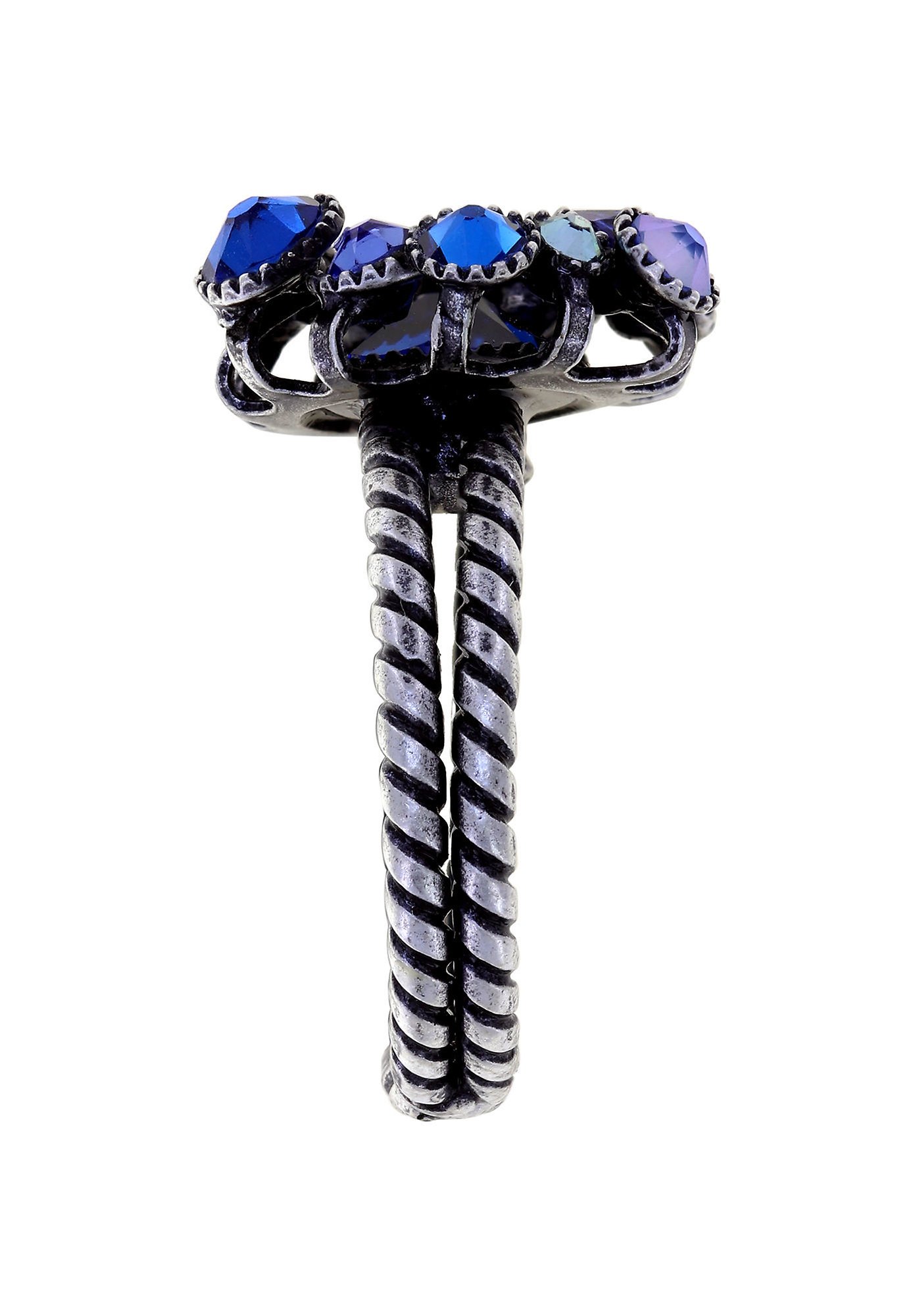 image pour Anneau Alien Caviar Eau Bleue Blue 