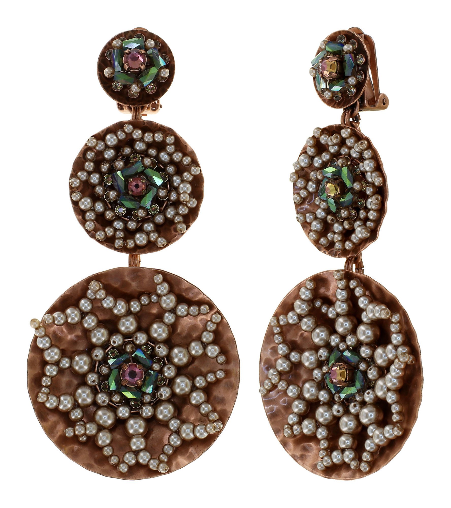 image for Earring Clip Dangling Soul of Thorns Sunset Brown size L,XS,3XS