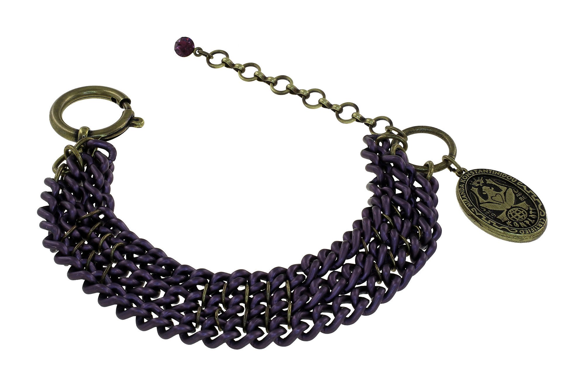 Bild für Armband Unchained Dunkellila  