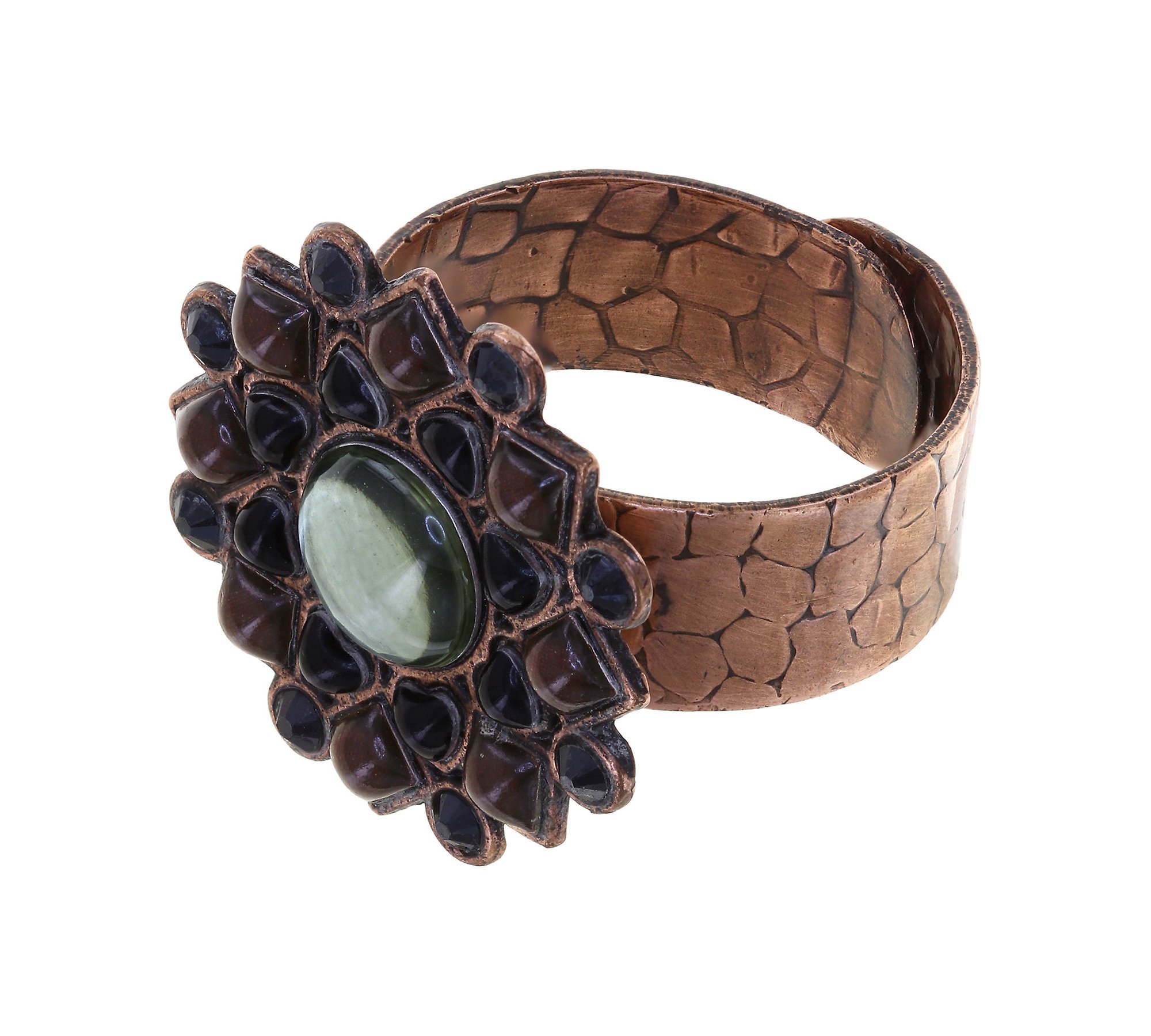 image pour Anneau Mandala Noir  small