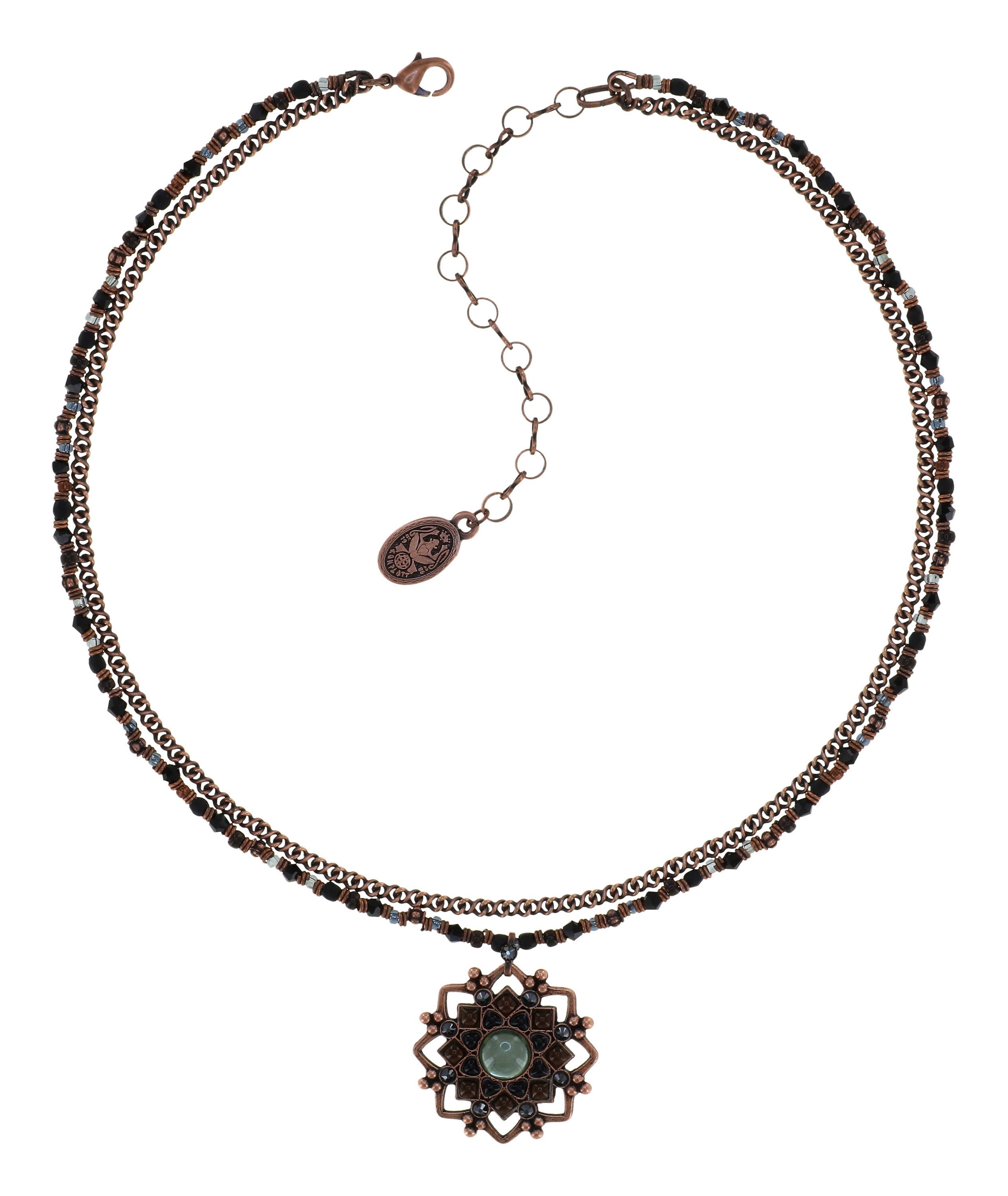 image pour Collier Mandala Noir  medium