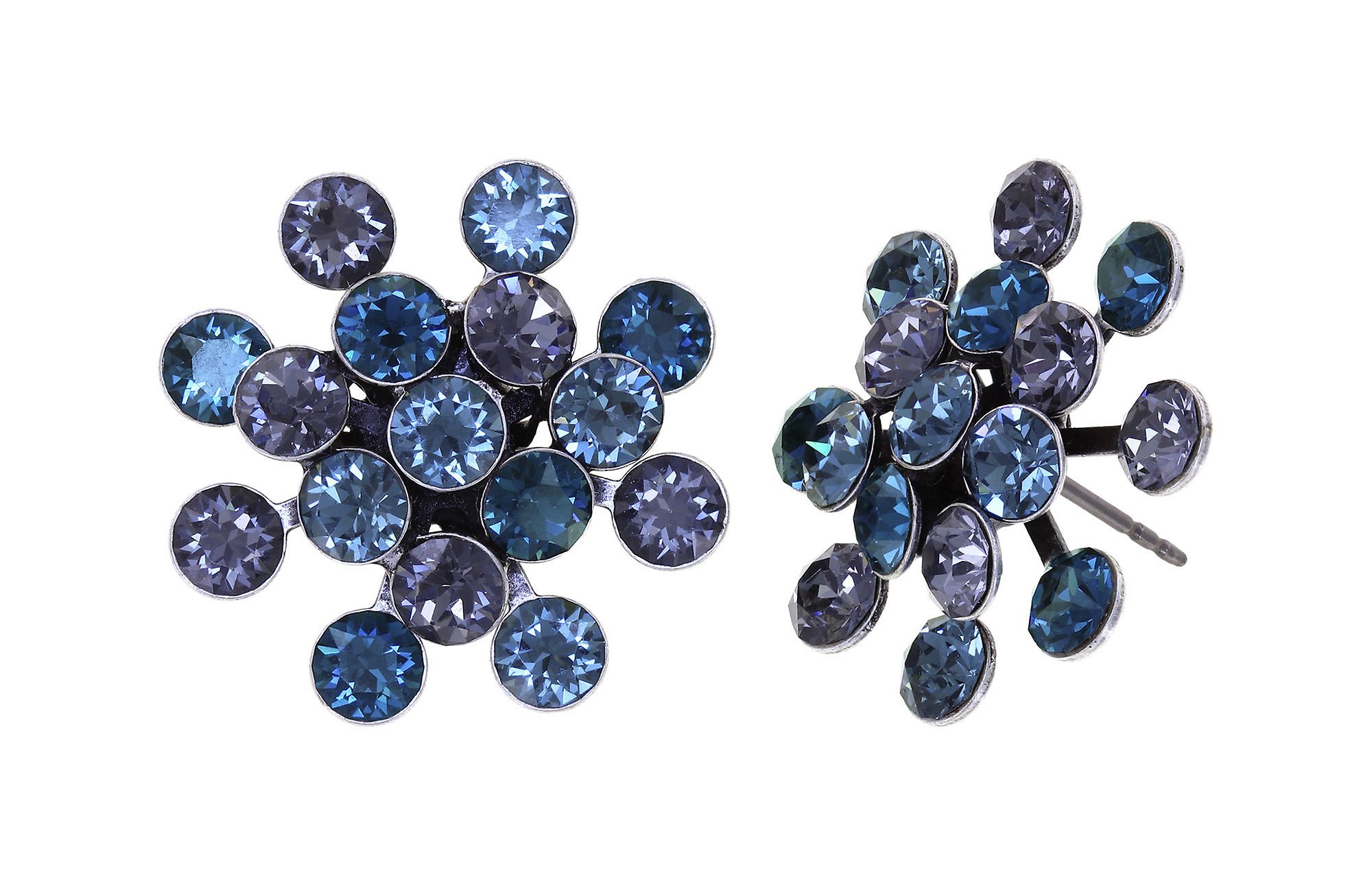 image for Earring Stud Magic Fireball Thunderstorm grey Classic Size (21mm Ø)