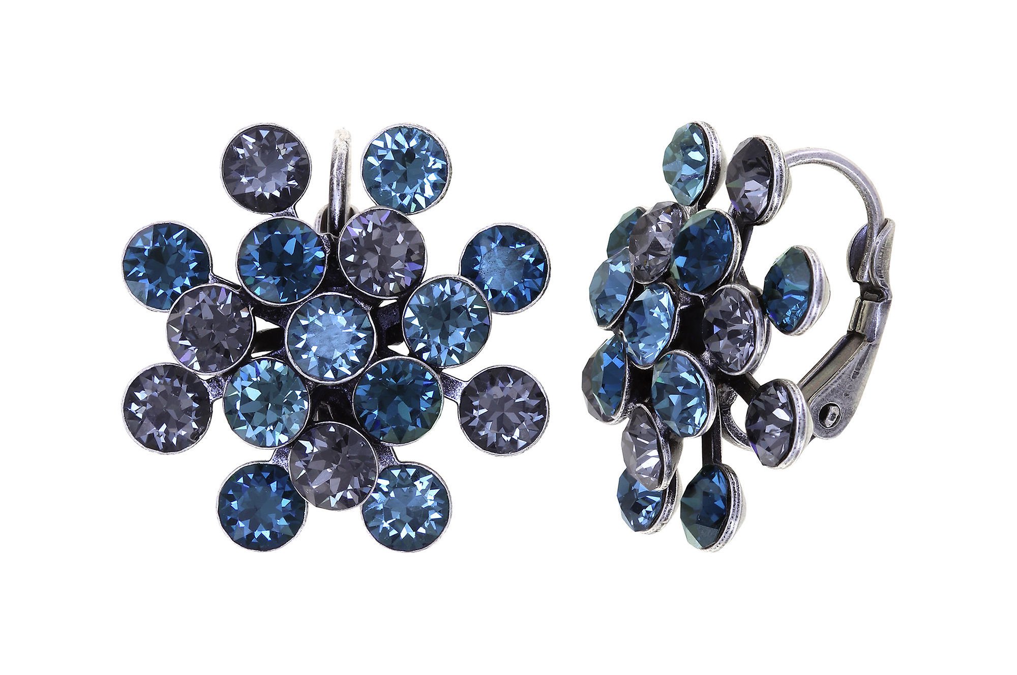 image pour Boucles d'oreilles Eurowire Magic Fireball Orage grey Classic Size (21mm Ø)