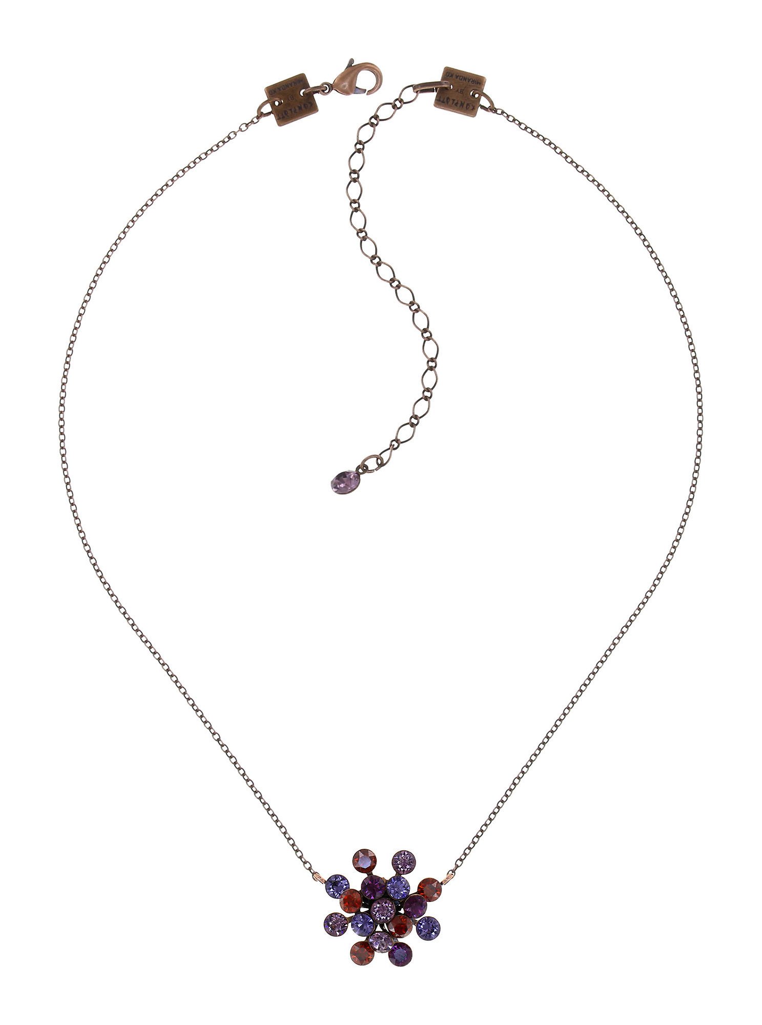 Bild für Halskette mit Anhänger Magic Fireball Rubinviolett Rot / lila Classic Size (21mm Ø)