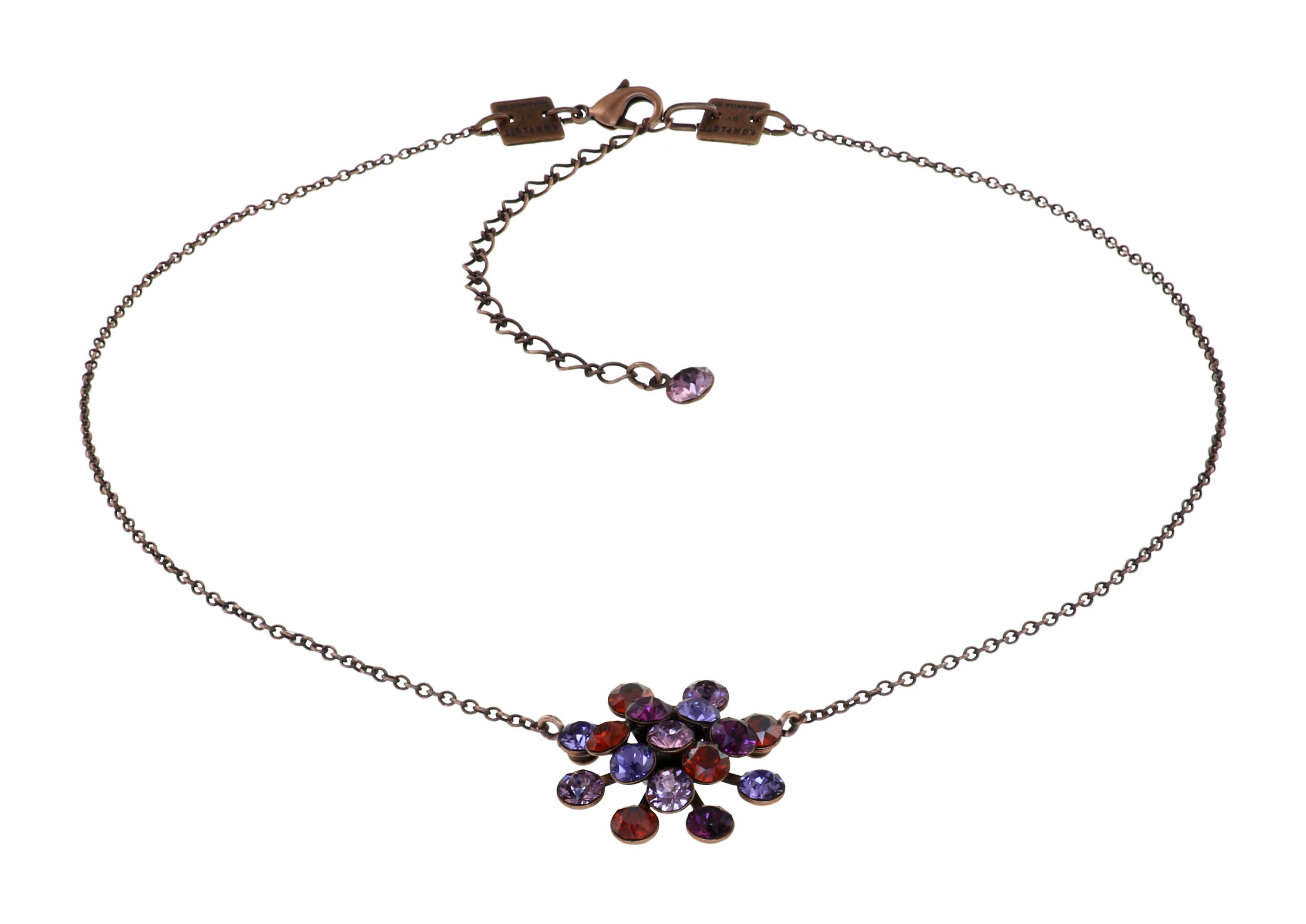 image for Necklace Pendant Magic Fireball Ruby Violet red/lila Classic Size (21mm Ø)