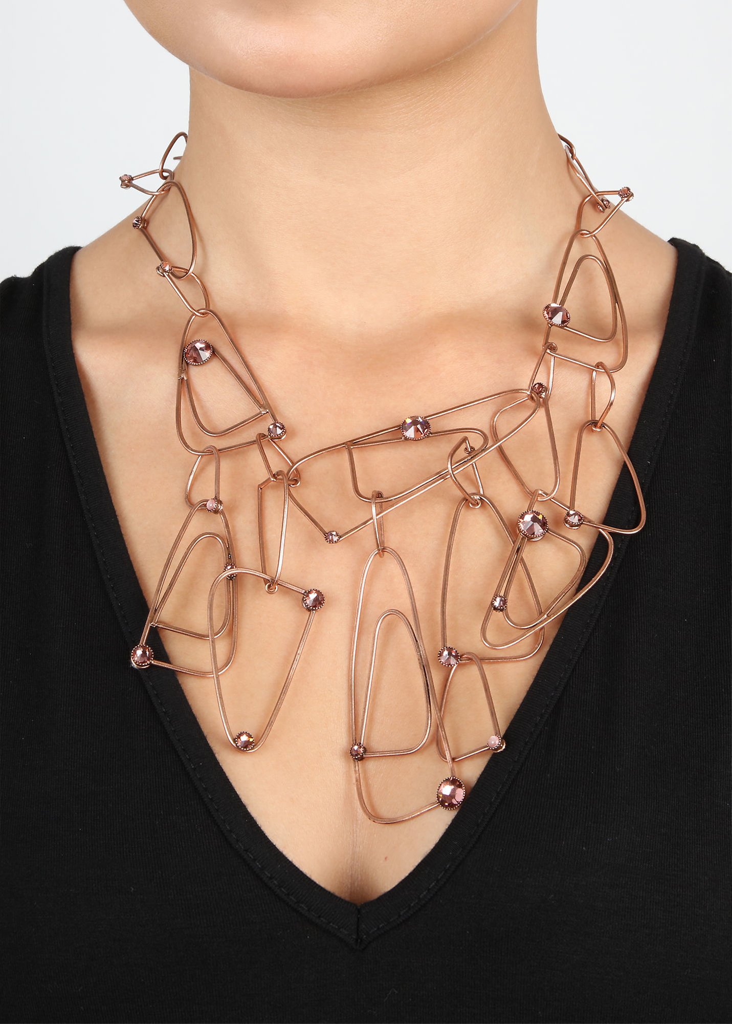 image pour Collier Wireworks Blush And Shine Pink 