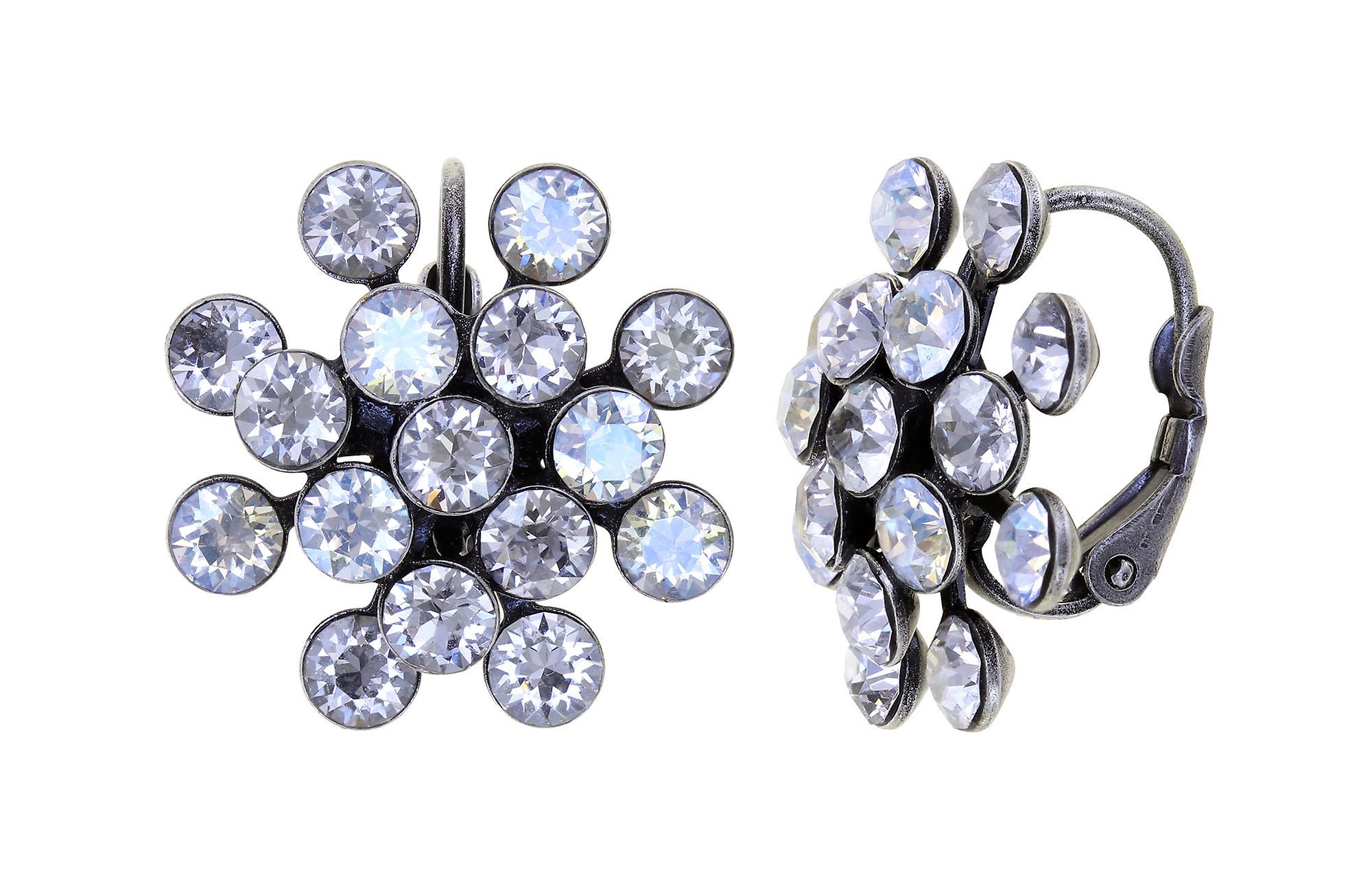 image pour Boucles d'oreilles Eurowire Magic Fireball Teinte Argentée white Classic Size (21mm Ø)