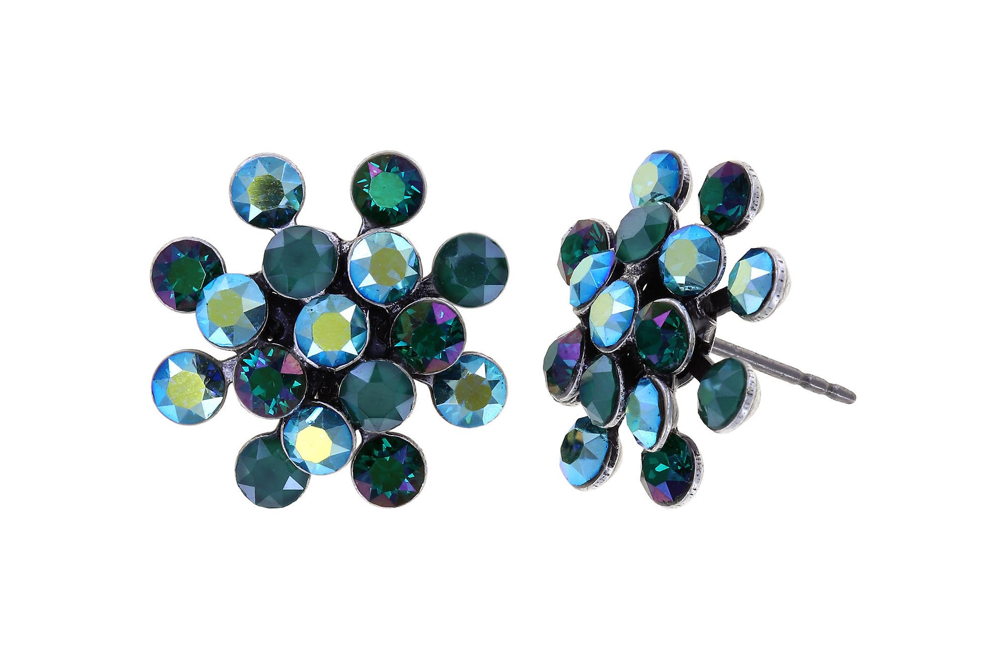 image pour Clou d'oreille Magic Fireball Émeraude En Feu blue/green mini