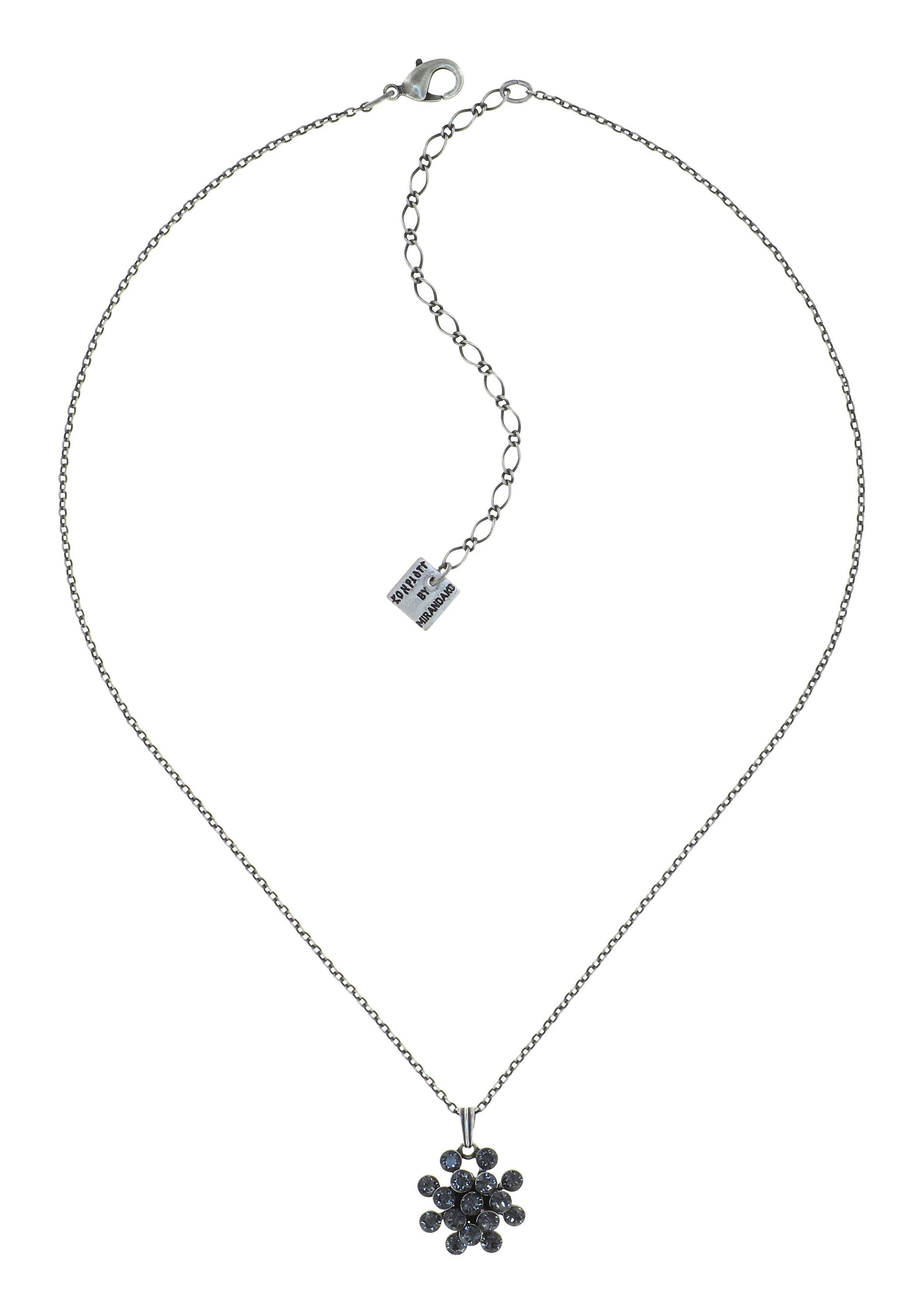 image for Necklace Pendant Magic Fireball Graphite Grey Black mini