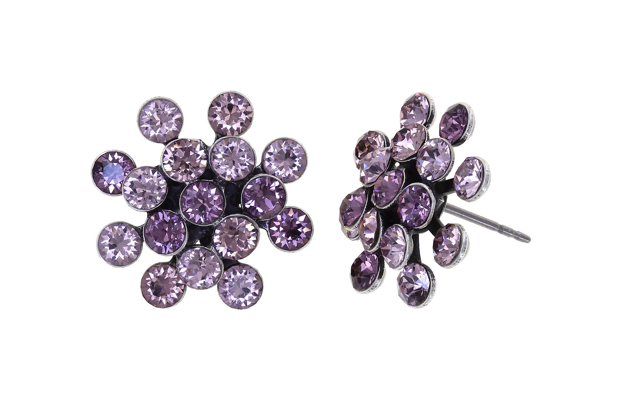 image pour Clou d'oreille Magic Fireball Rose Antique pink/lila mini