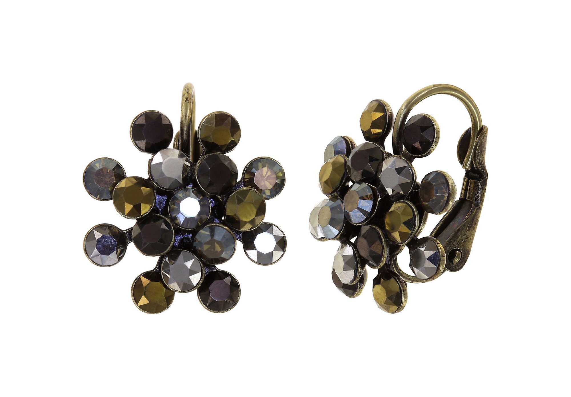 image pour Boucles d'oreilles Eurowire Magic Fireball Ors Antiques dark brown mini