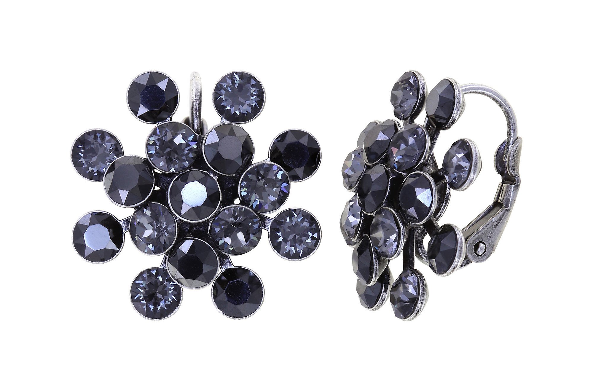 image pour Boucles d'oreilles Eurowire Magic Fireball Nuit La Plus Sombre Black Classic Size (21mm Ø)