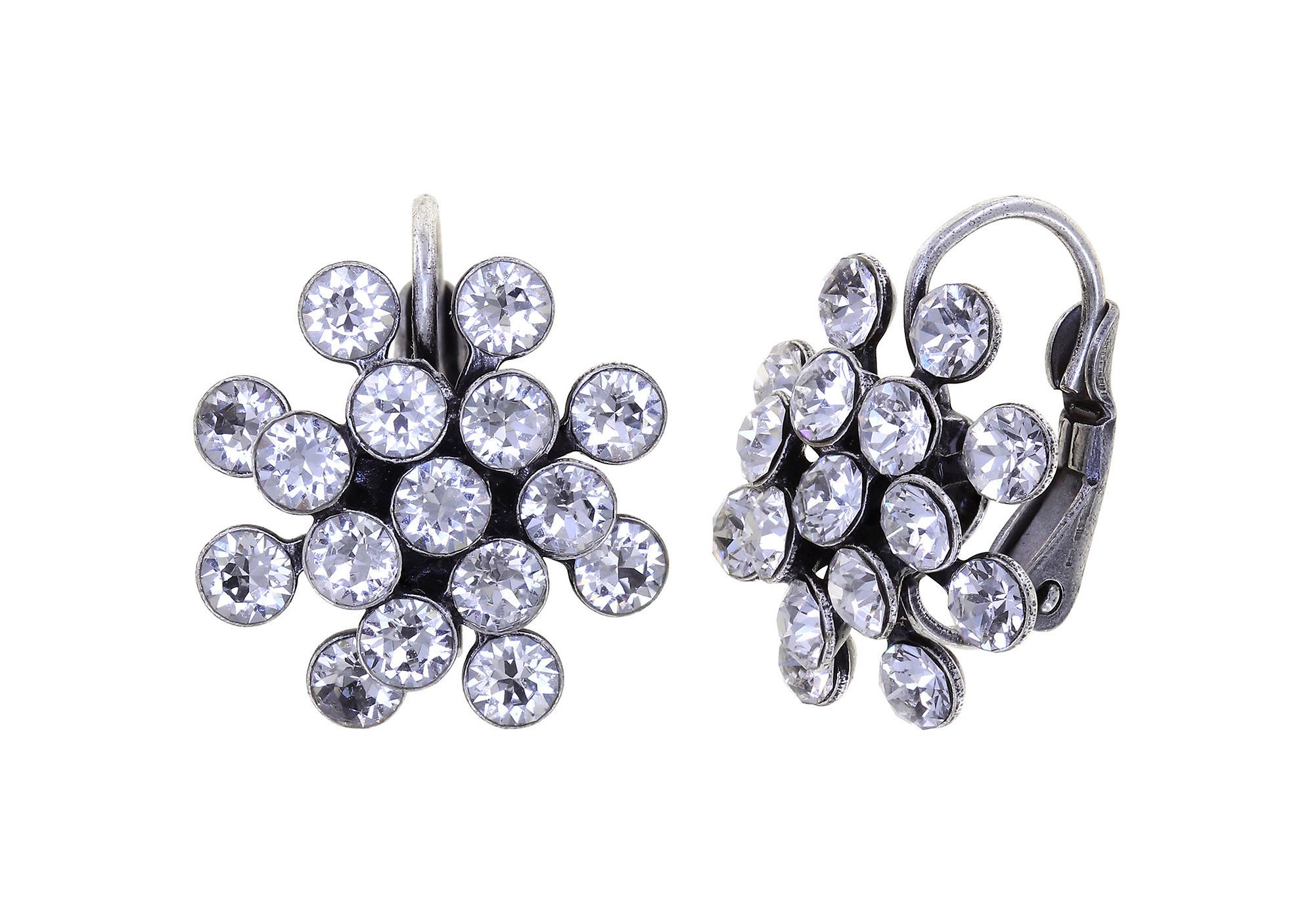 image pour Boucles d'oreilles Eurowire Magic Fireball Cristal Clair white mini
