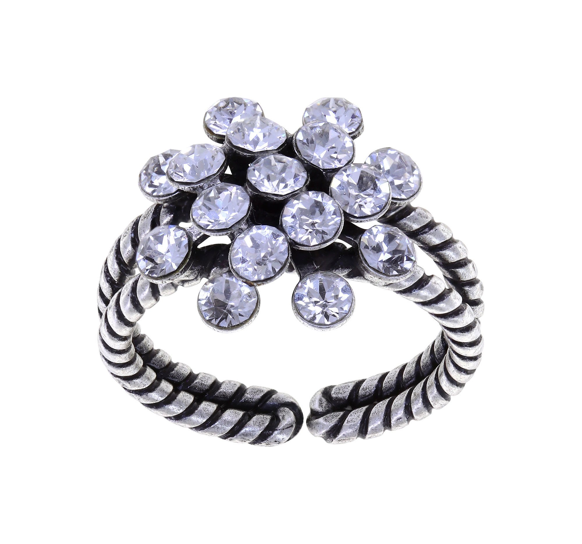 Bild für Ring Magic Fireball Kristallklar Weiß mini