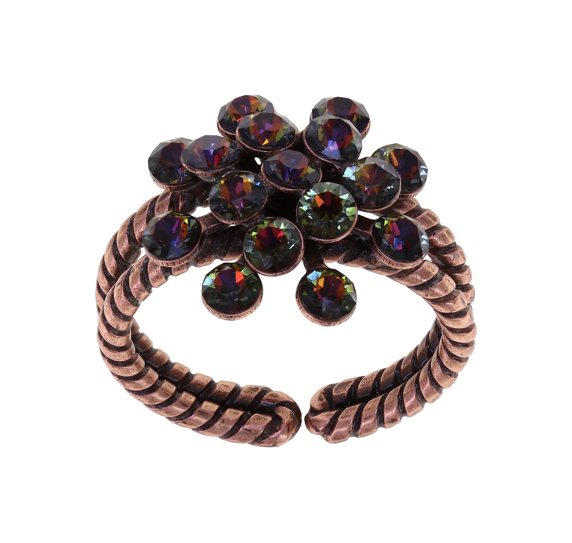 image pour Anneau Magic Fireball Secrets Cachés green/brown mini