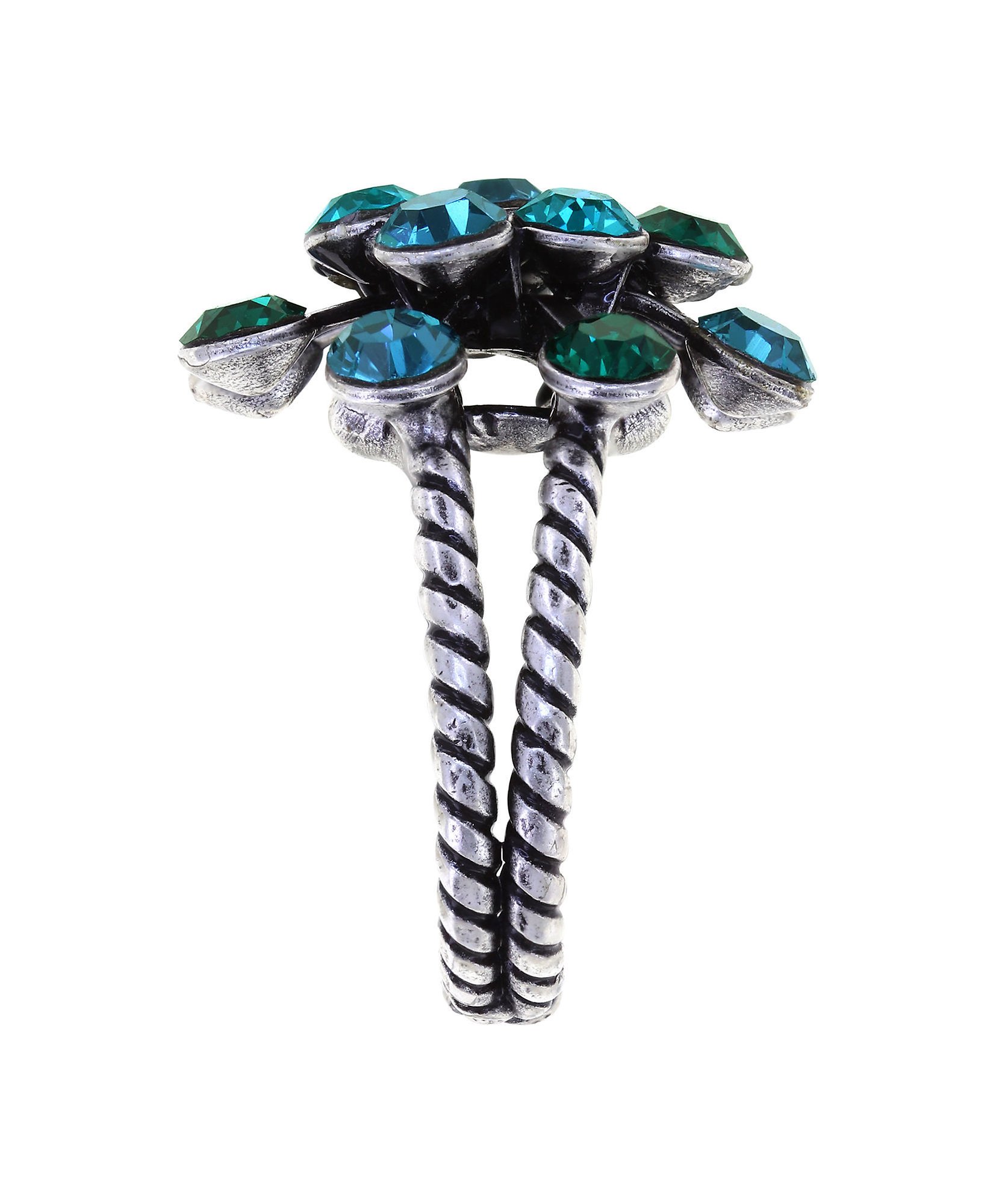 image for Ring Magic Fireball Emerald Blue blue/green Classic Size (21mm Ø)