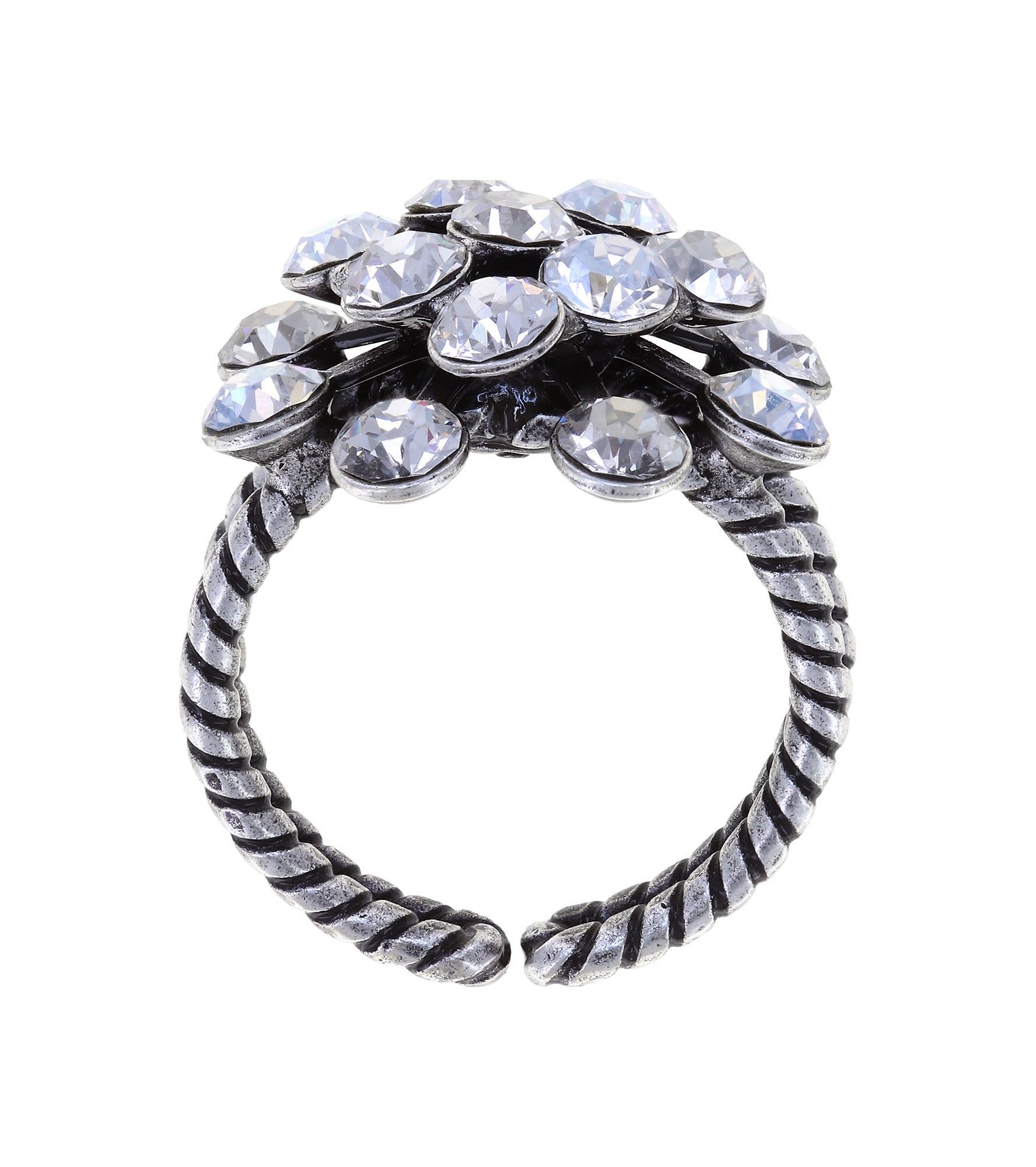 Bild für Ring Magic Fireball Silberton Weiß Classic Size (21mm Ø)