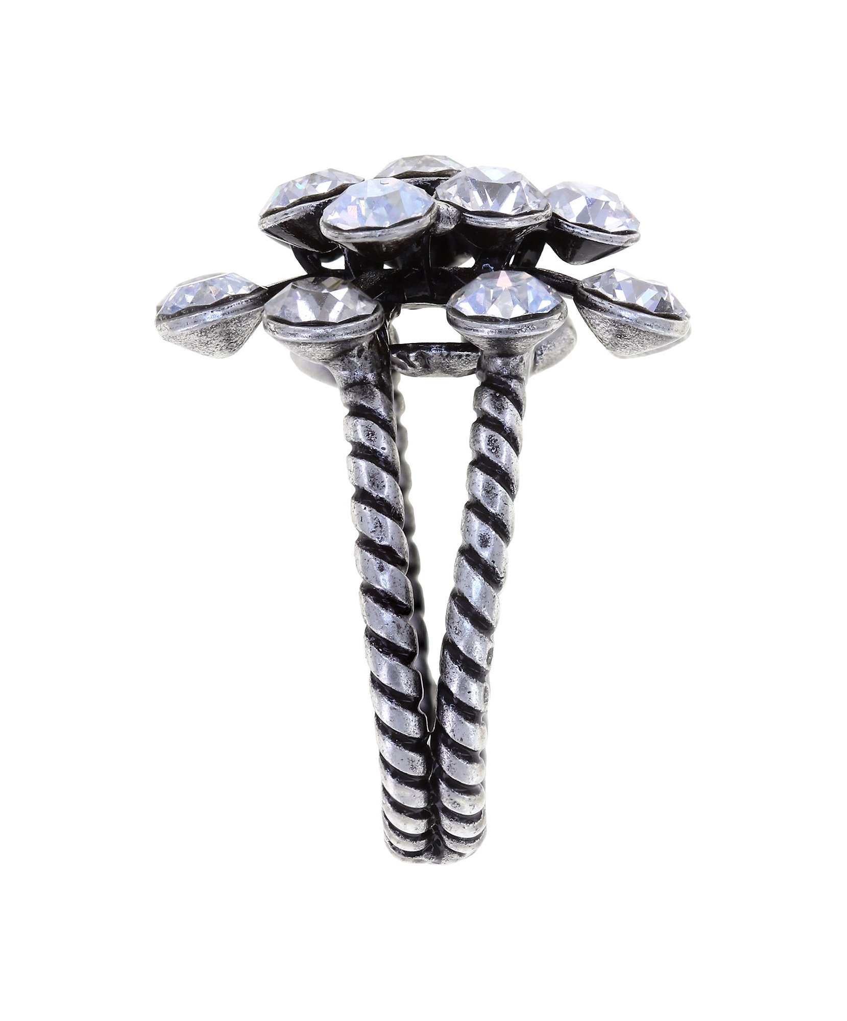 image for Ring Magic Fireball Silver Shade white Classic Size (21mm Ø)