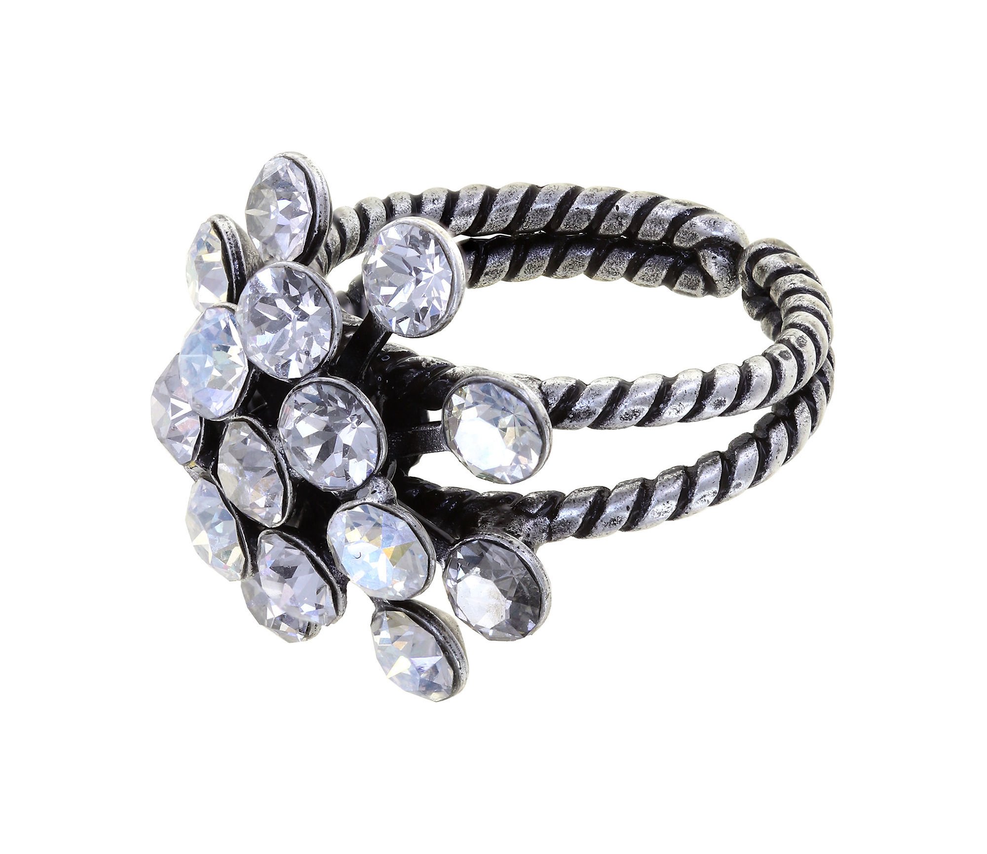 image for Ring Magic Fireball Silver Shade white Classic Size (21mm Ø)