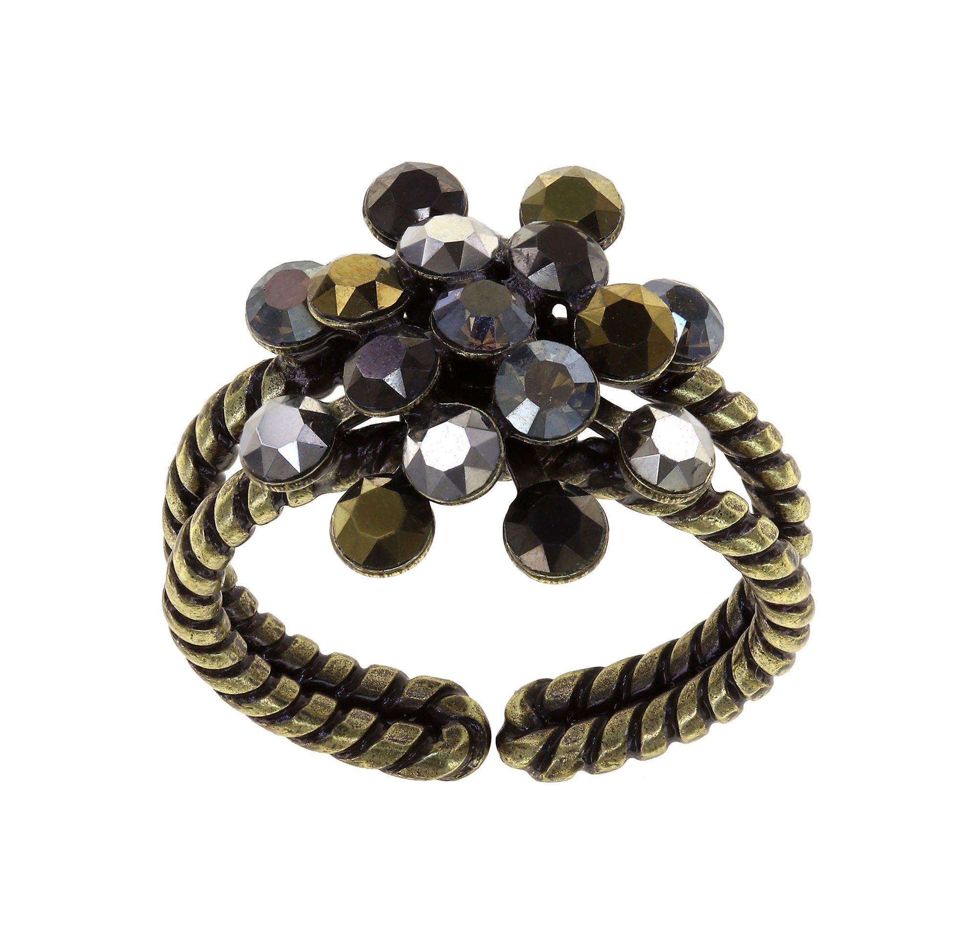 image pour Anneau Magic Fireball Ors Antiques dark brown mini