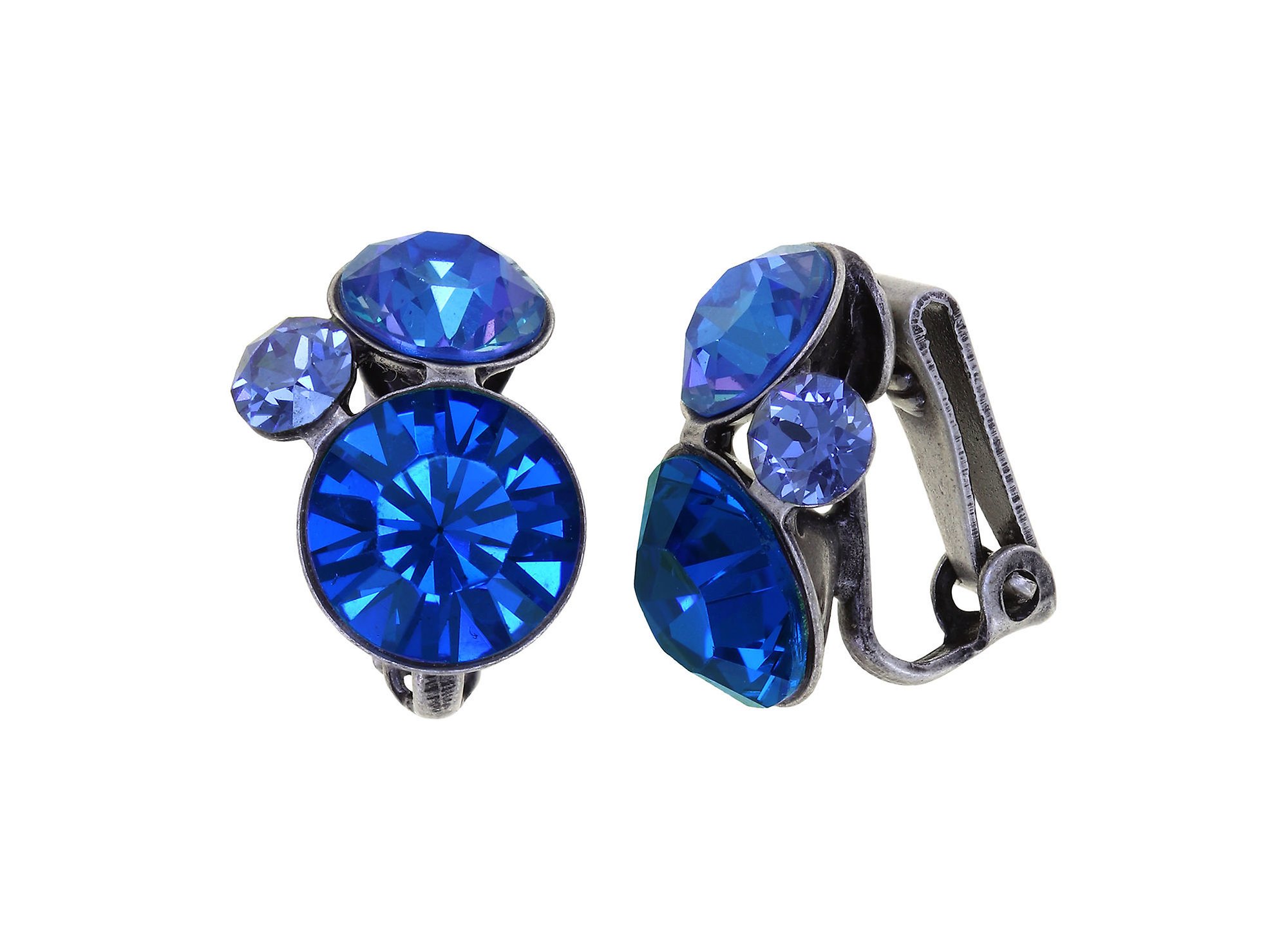 image pour Boucles d'oreilles Clip Disco Star Bleu Bleu Bleu Blue 