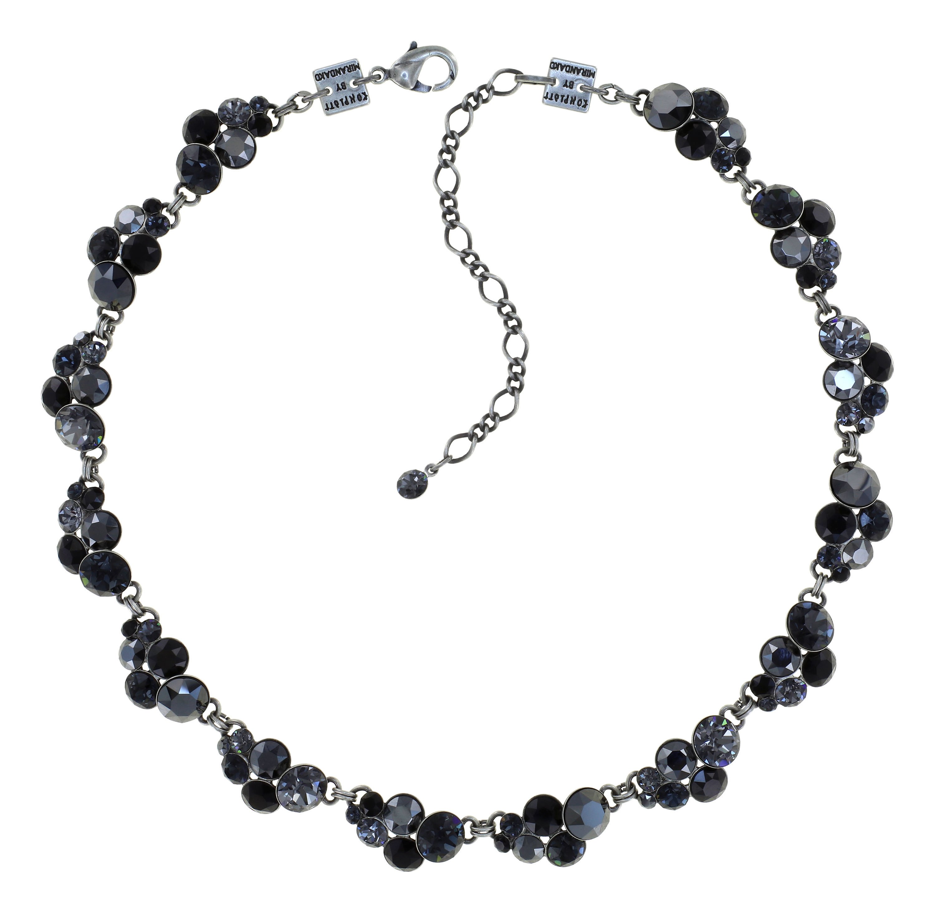 Kép Necklace Petit Glamour Darkest Night Black 