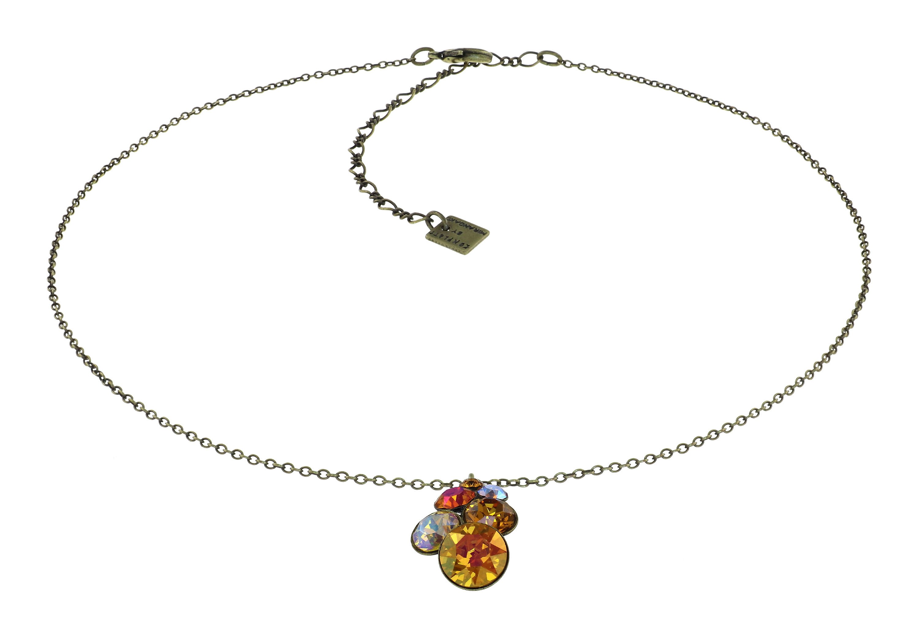 image pour Collier pendant Petit Glamour Ambre Yellow 