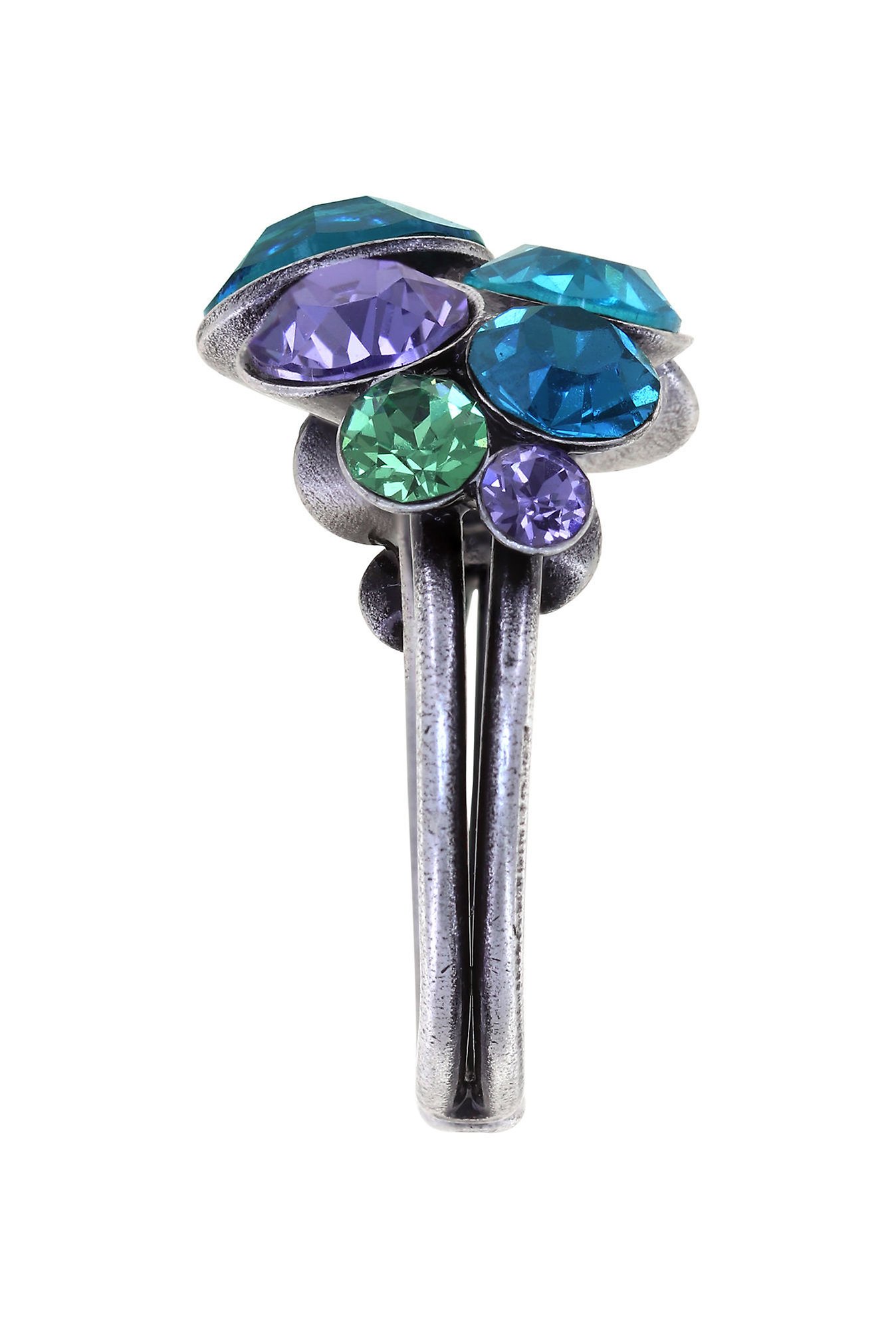 Bild für Ring Petit Glamour Toxische Flammen Blau / grün 