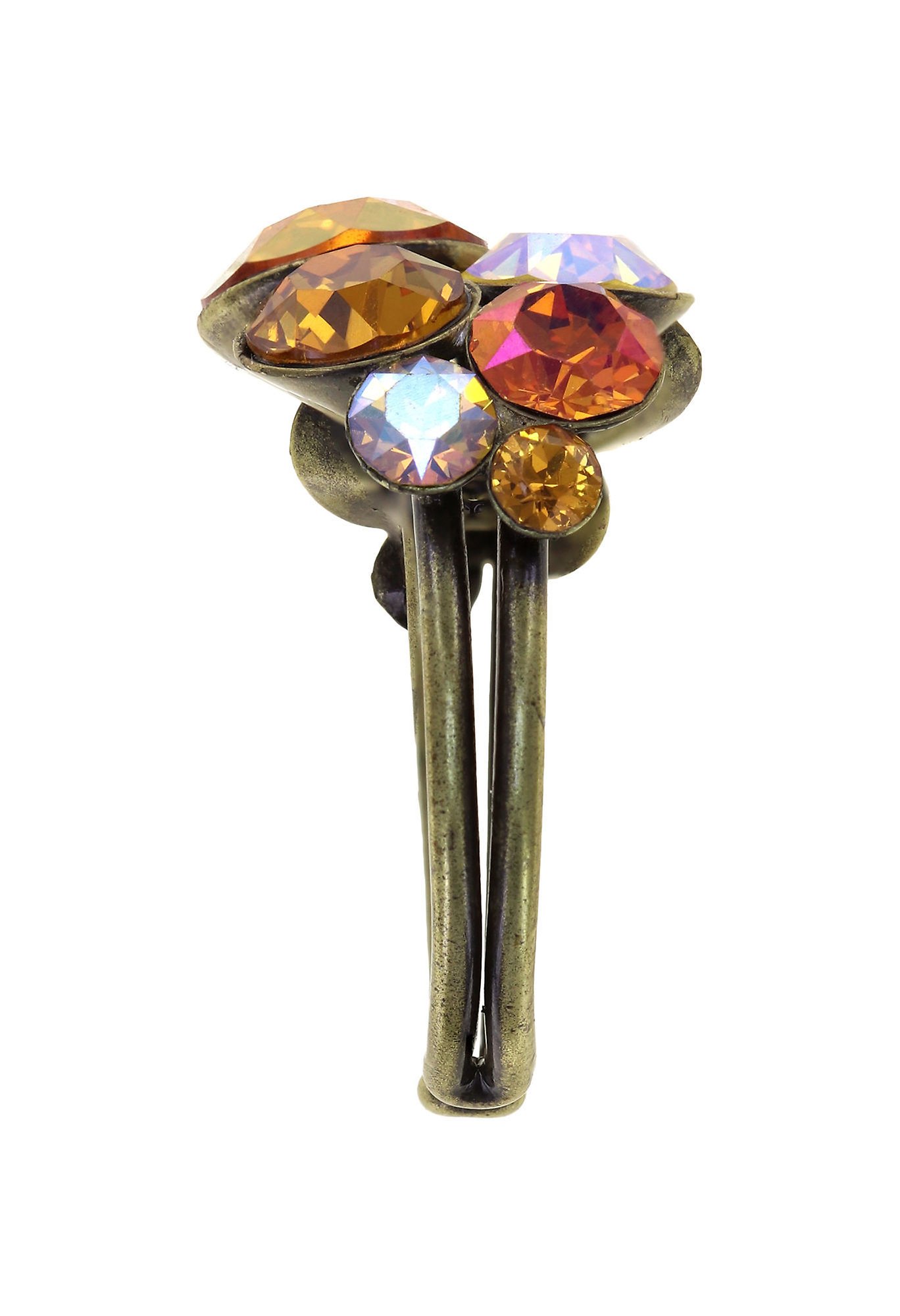 image for Ring Petit Glamour Amber Yellow 