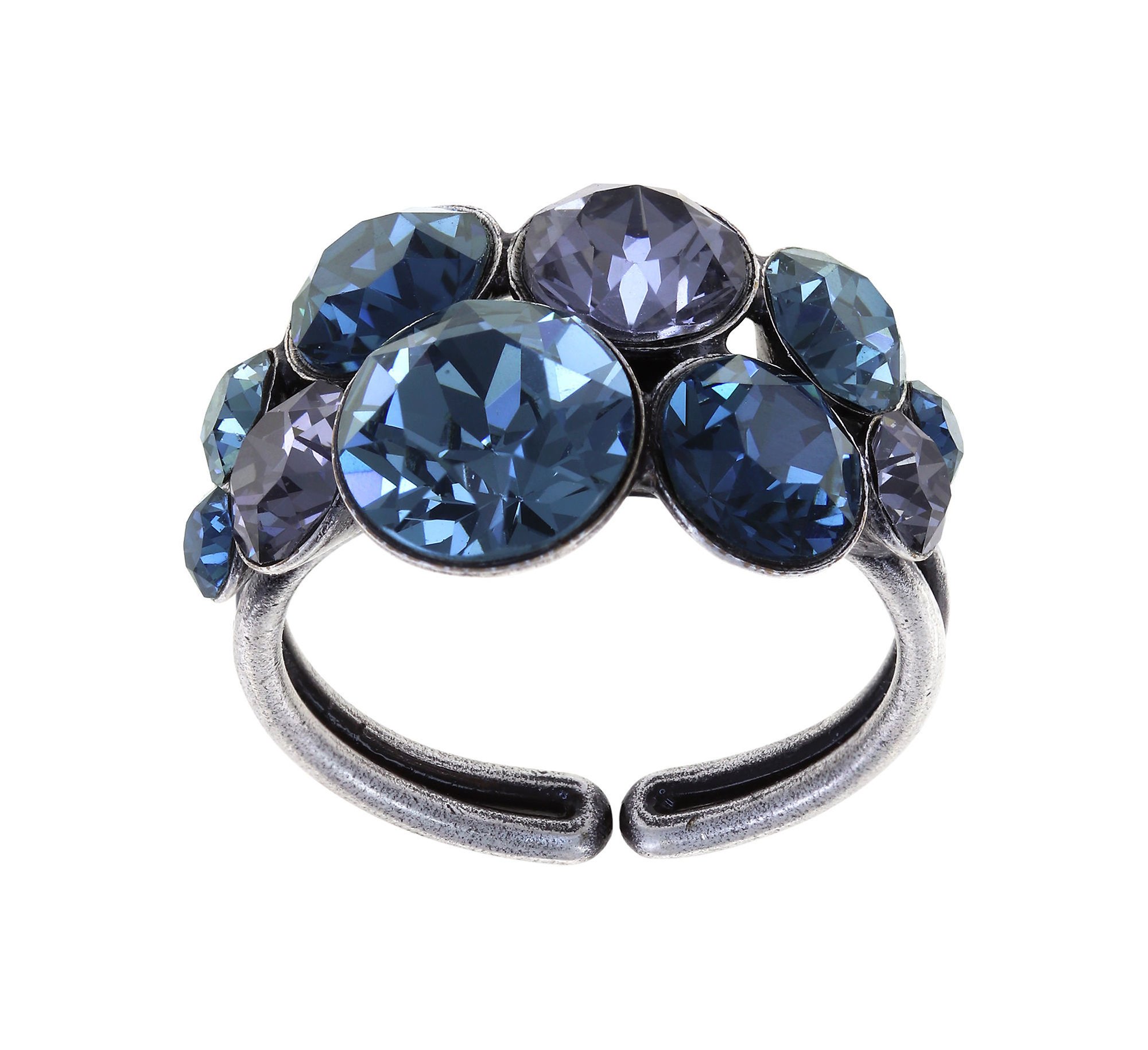 image for Ring Petit Glamour Thunderstorm grey 