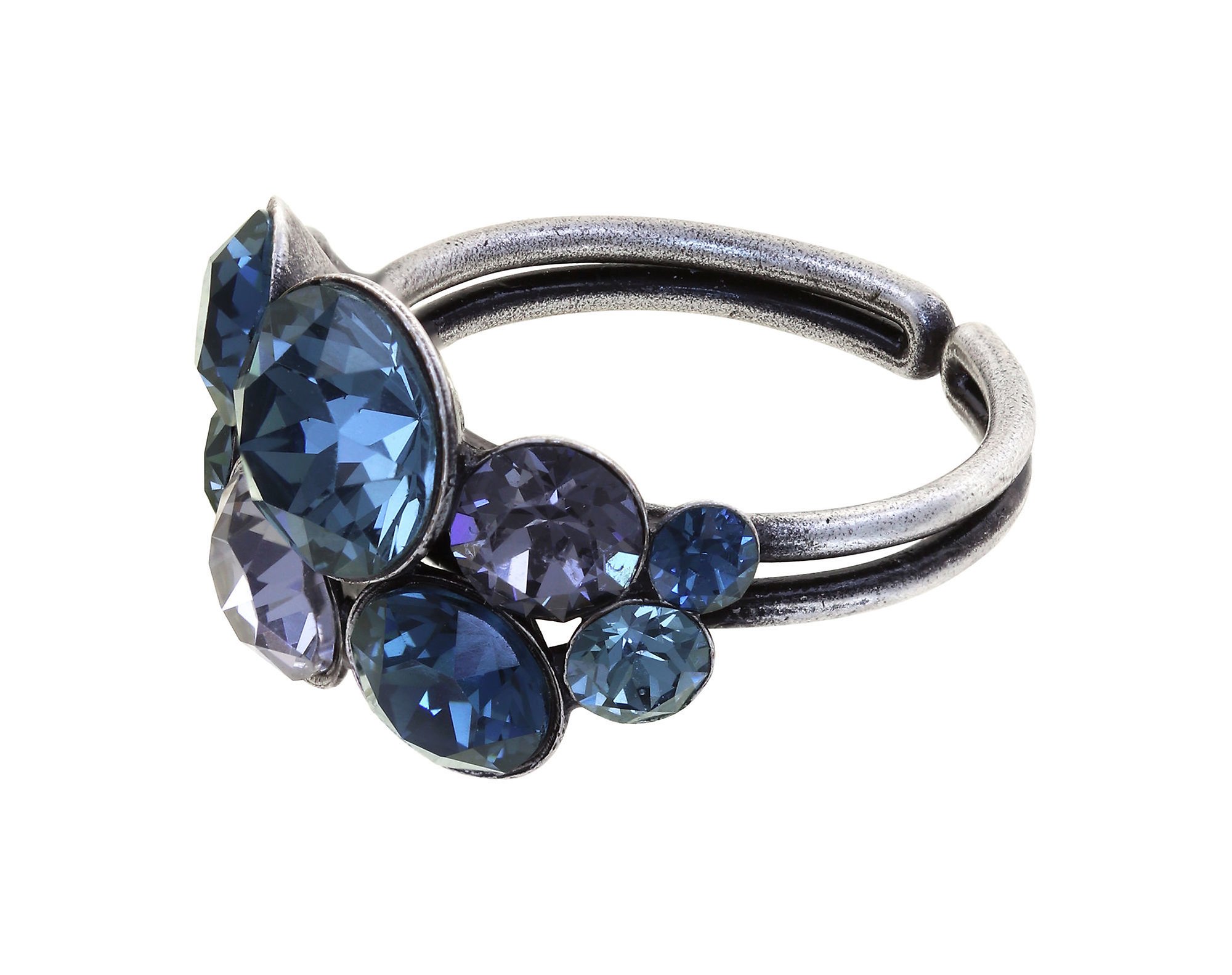 image for Ring Petit Glamour Thunderstorm grey 