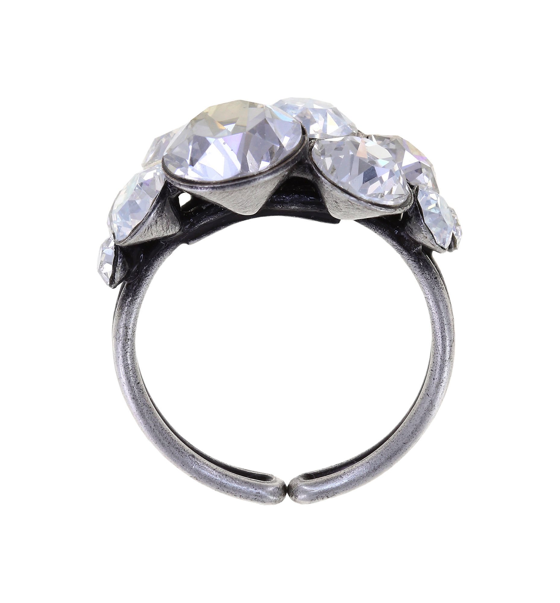 image pour Anneau Petit Glamour Blanc Brillant white 