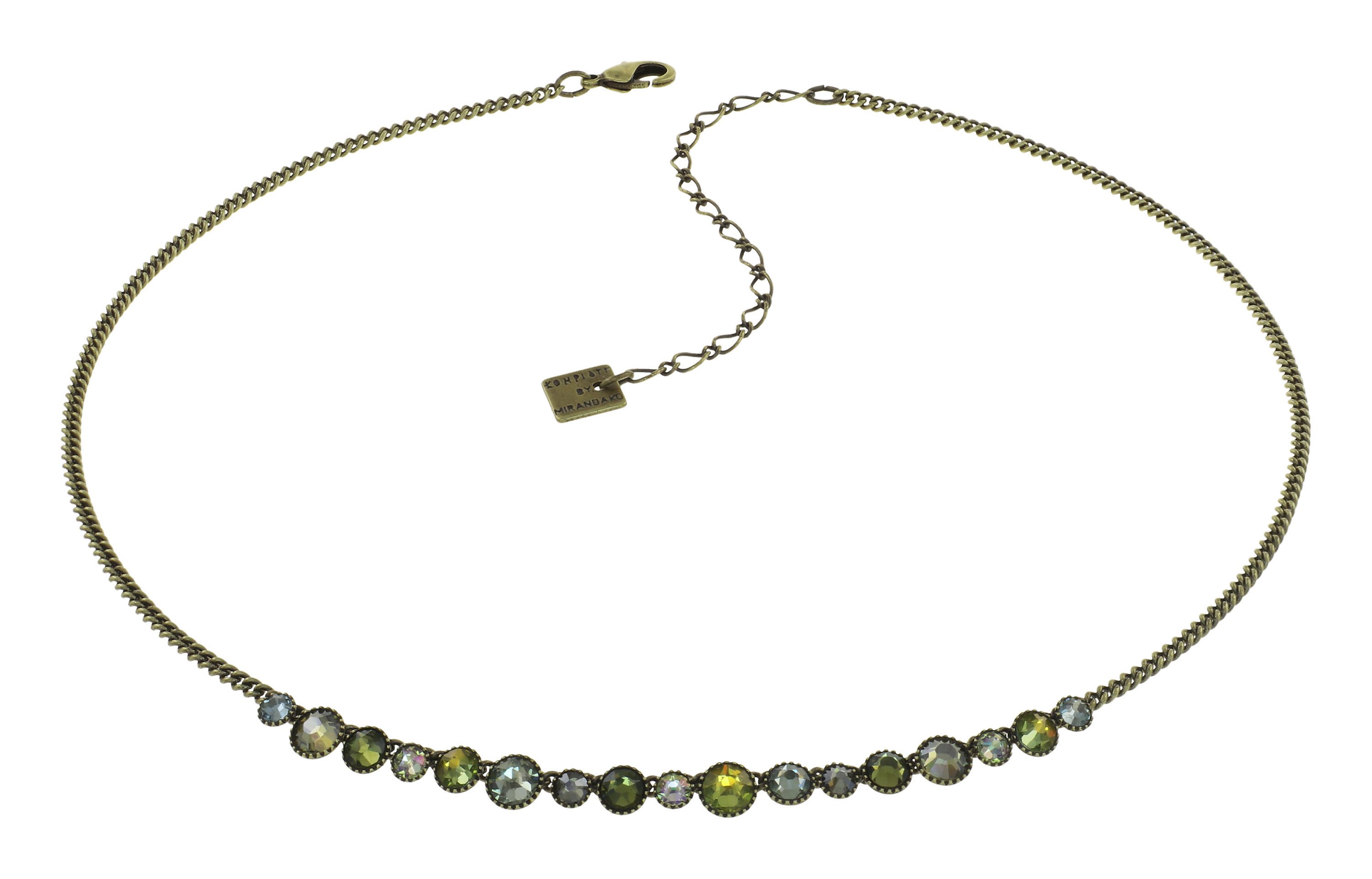 image for Necklace Water Cascade Olive Herbs Green 