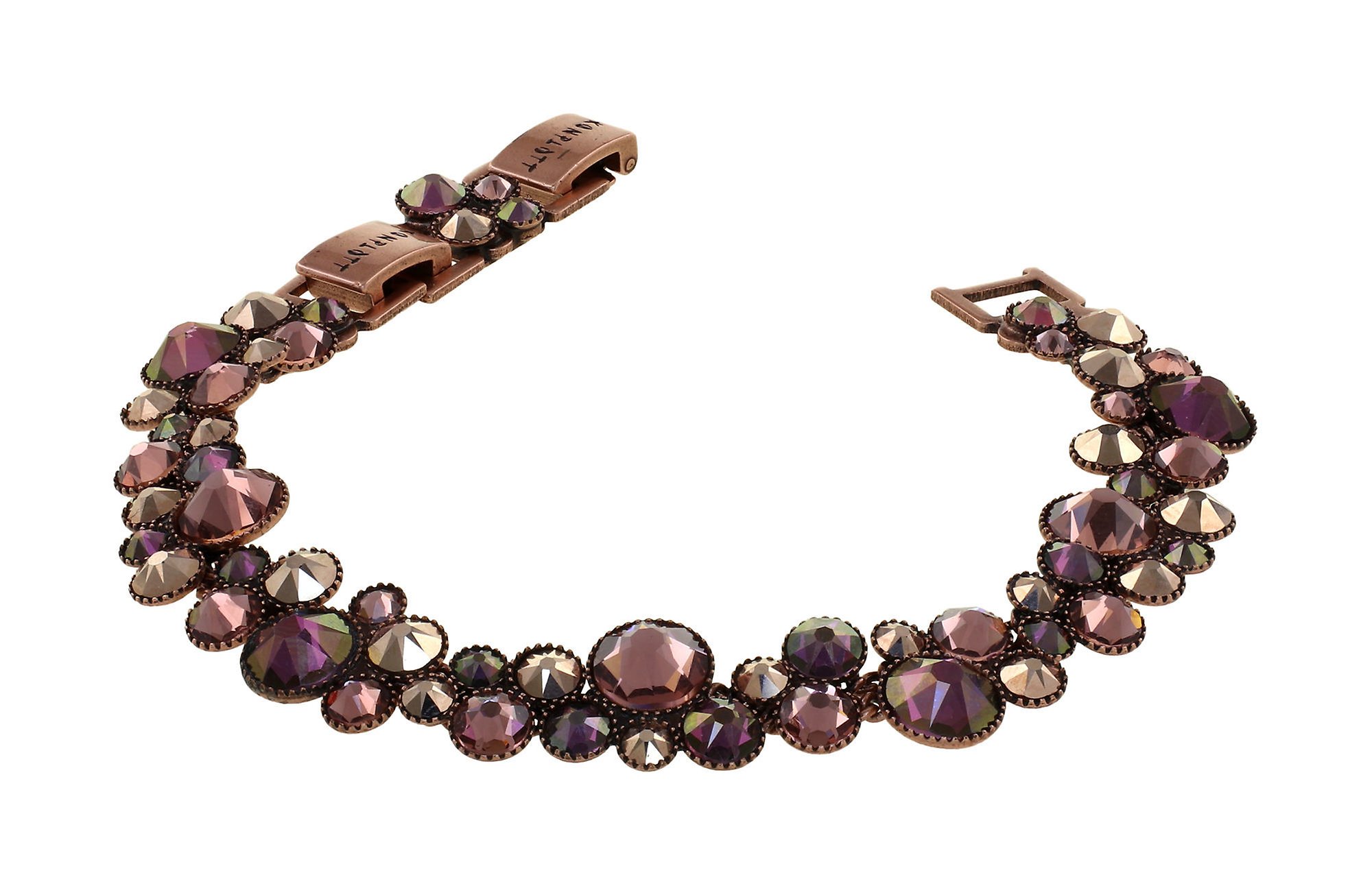 image for Bracelet Water Cascade Blush And Plum Pink 