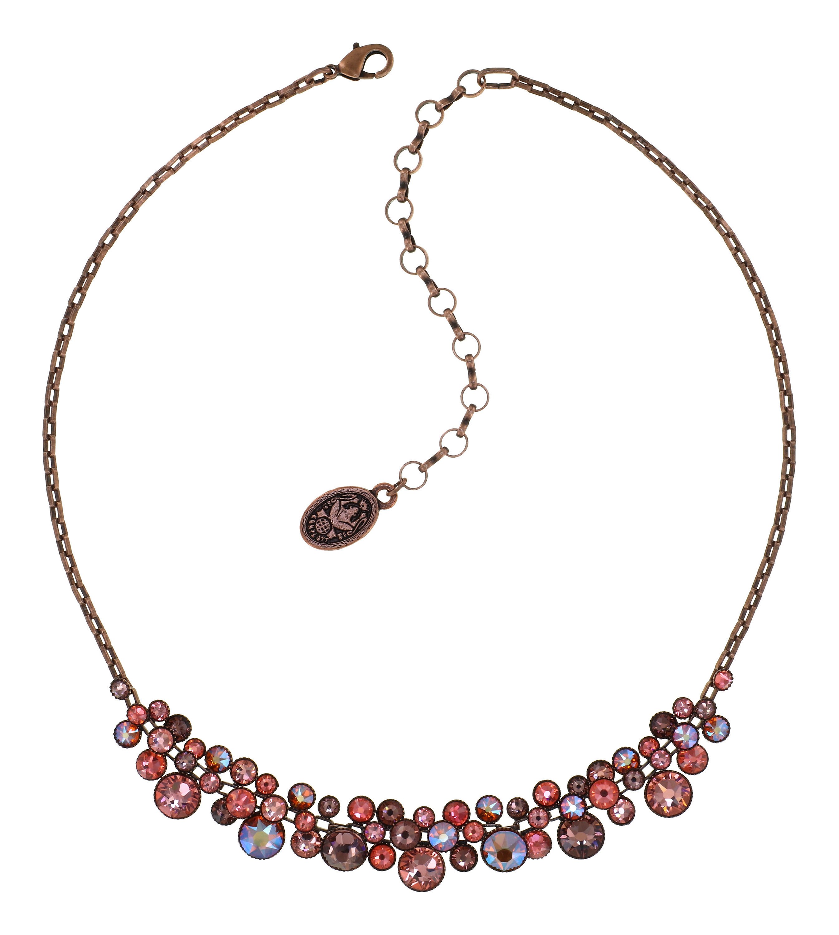 image for Necklace Water Cascade Antique Peach coralline 