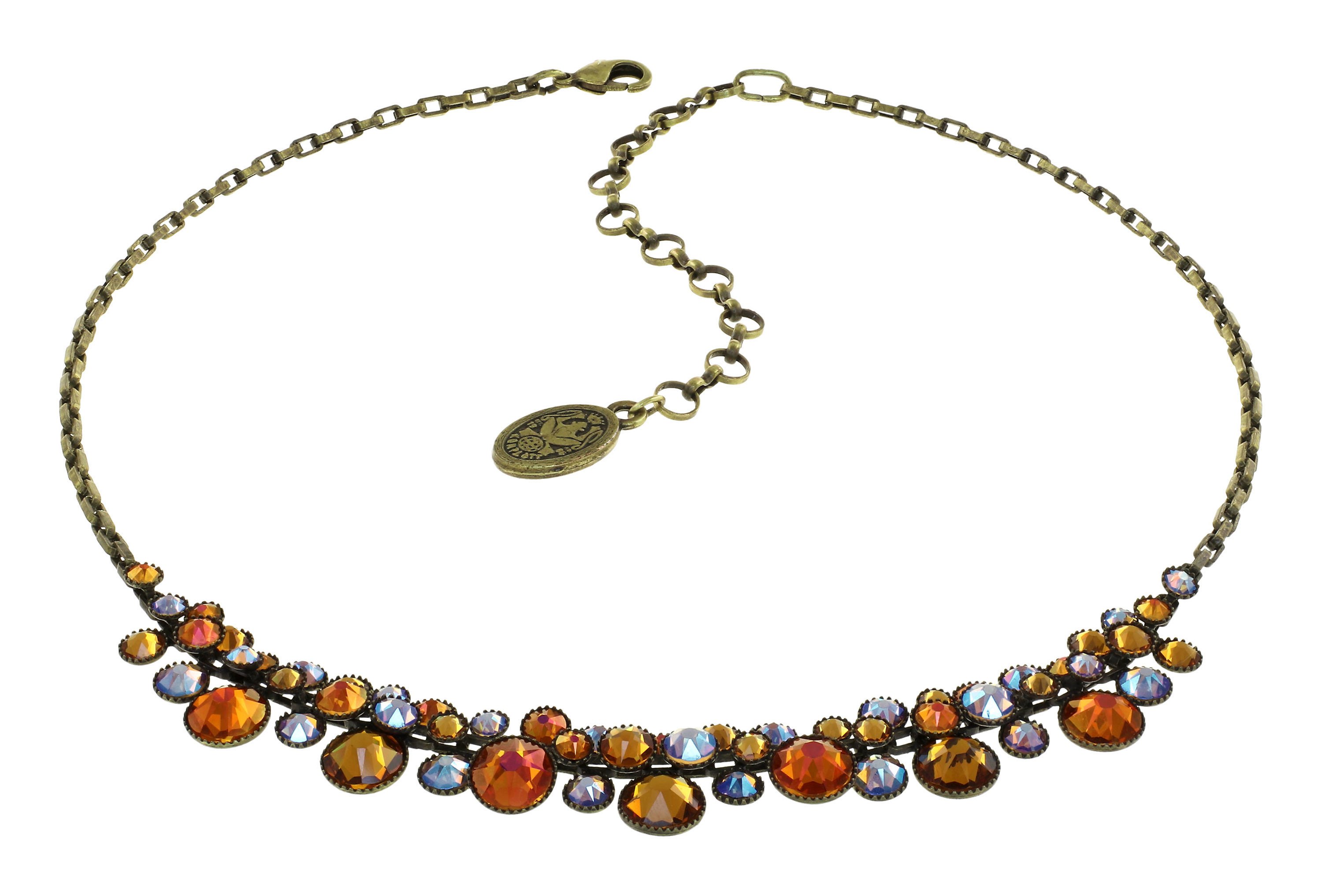 image pour Collier Water Cascade Ambre orange 