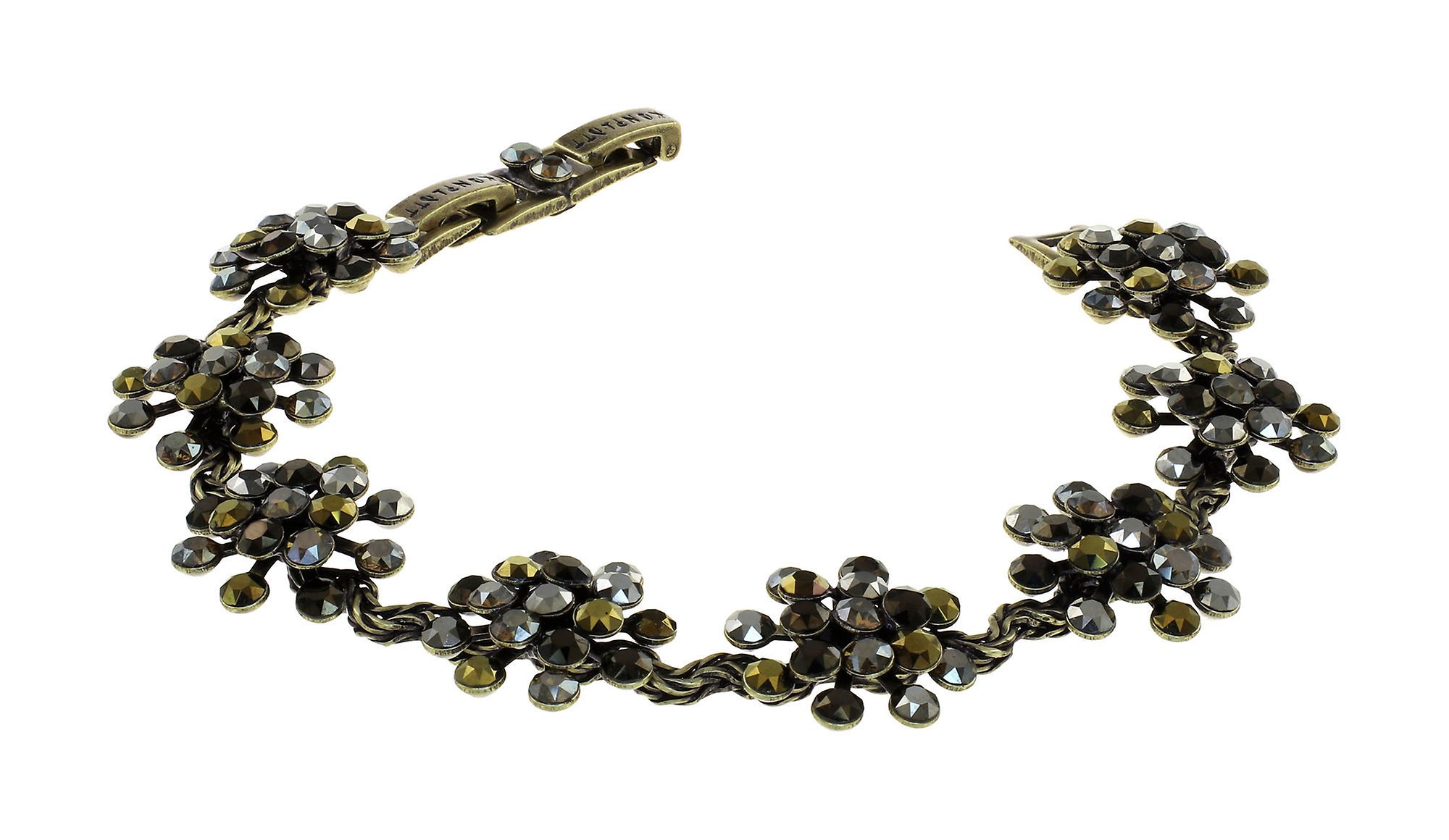 image for Bracelet Magic Fireball Antique Golds dark brown mini