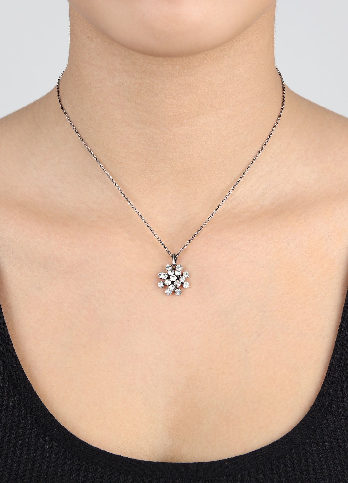 image for Necklace Pendant Magic Fireball White crystal mini