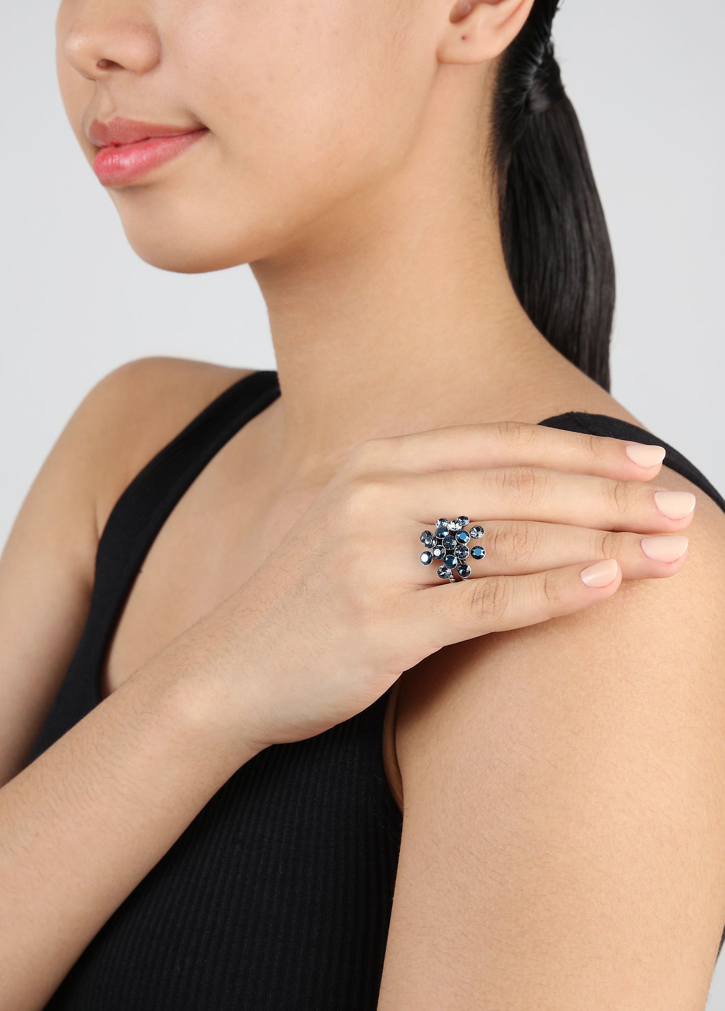 image for Ring Magic Fireball Magnetic Blues Blue Classic Size (21mm Ø)