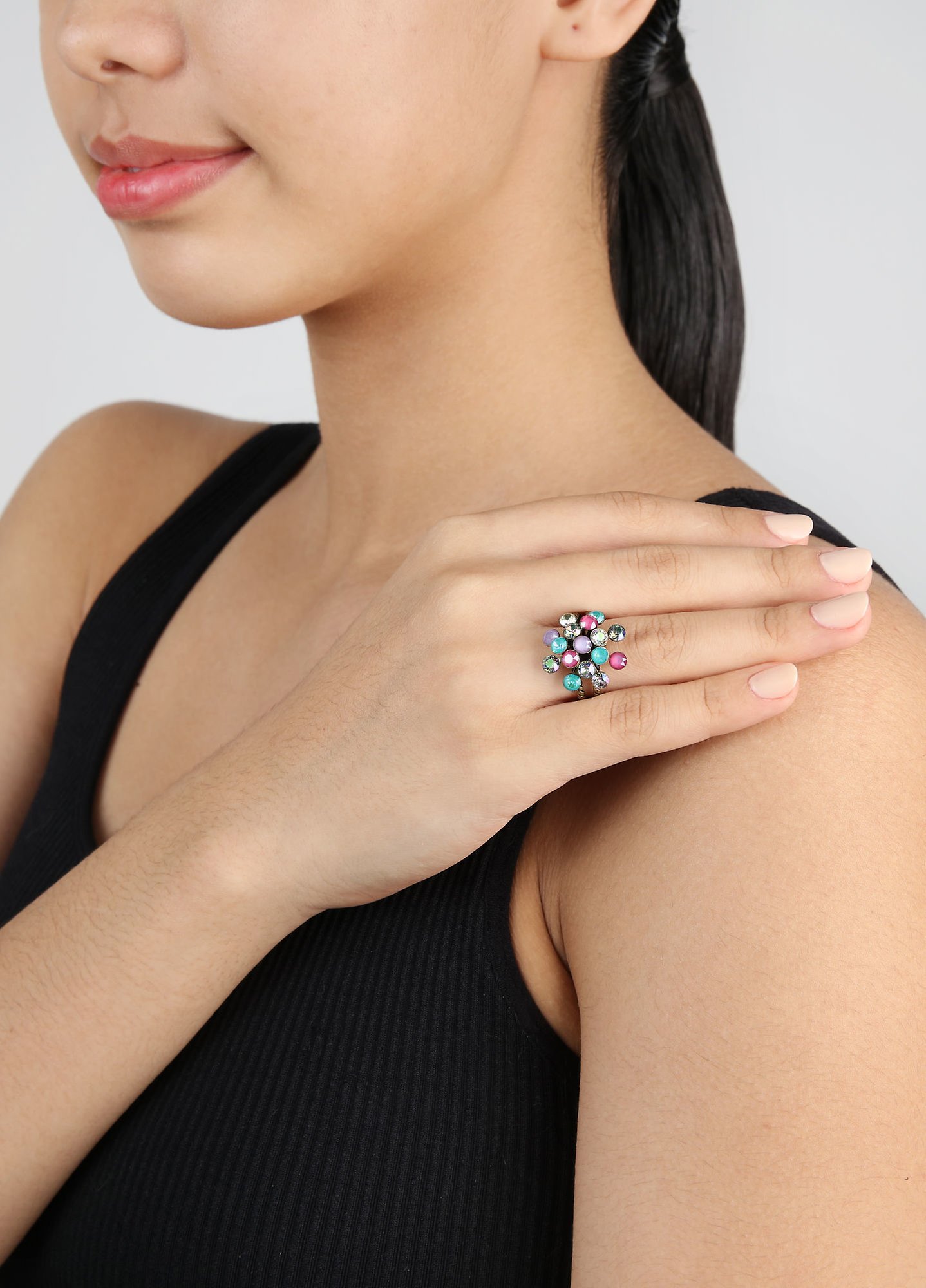 image for Ring Magic Fireball Unicorn Multi Classic Size (21mm Ø)