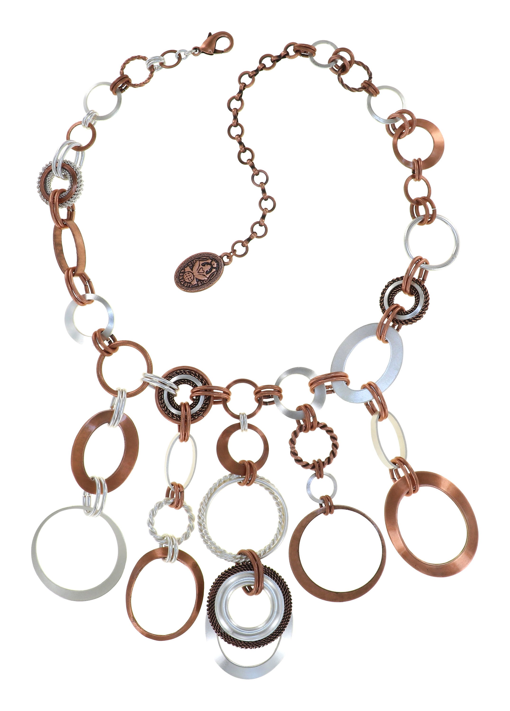 Bild für Halskette Rings in Concert Versilbert Kupfer silver/copper 