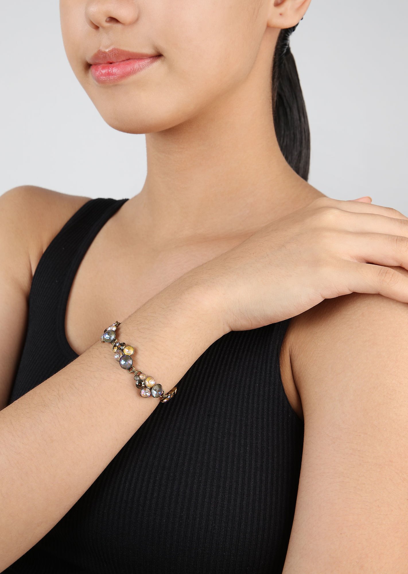 image pour Bracelet Petit Glamour Plage Mer Soleil blue/brown 