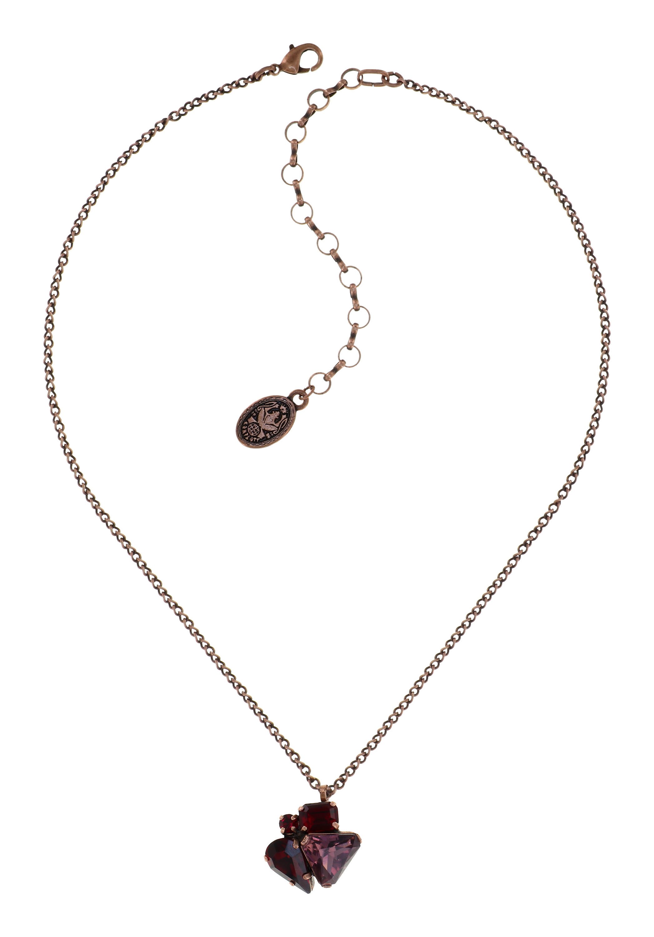 image pour Collier pendant Gems Riot Rouge Passion red 