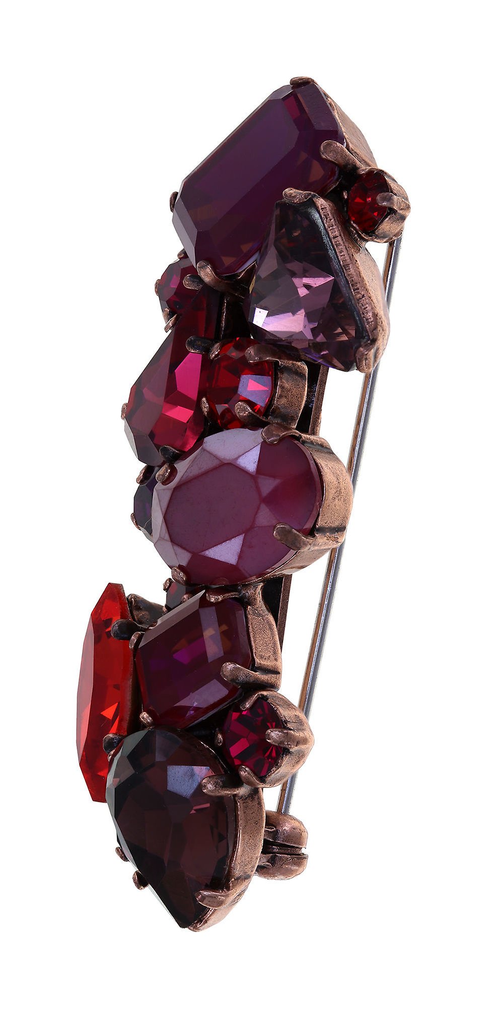 Bild für Brosche Gems Riot Leidenschaftsrot red 
